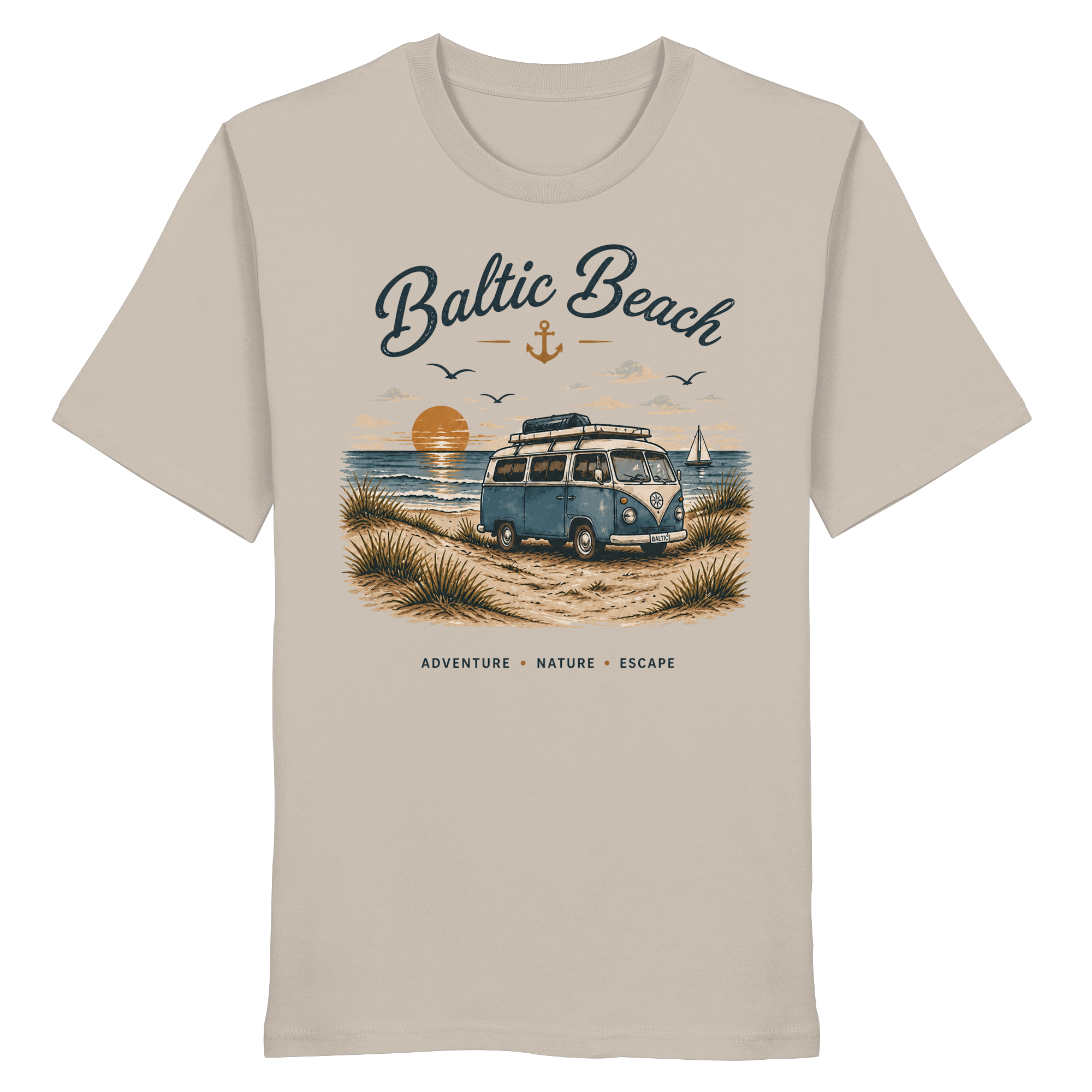 Baltic Beach Organic Shirt – Maritime Ostsee Vibes