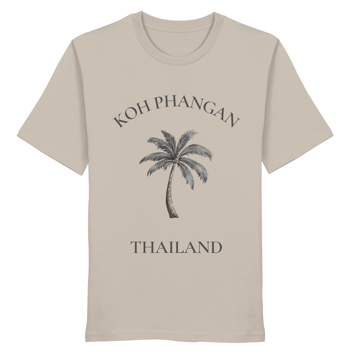 Koh Phangan – Minimal Palm | Thailand - Bio T - Shirt