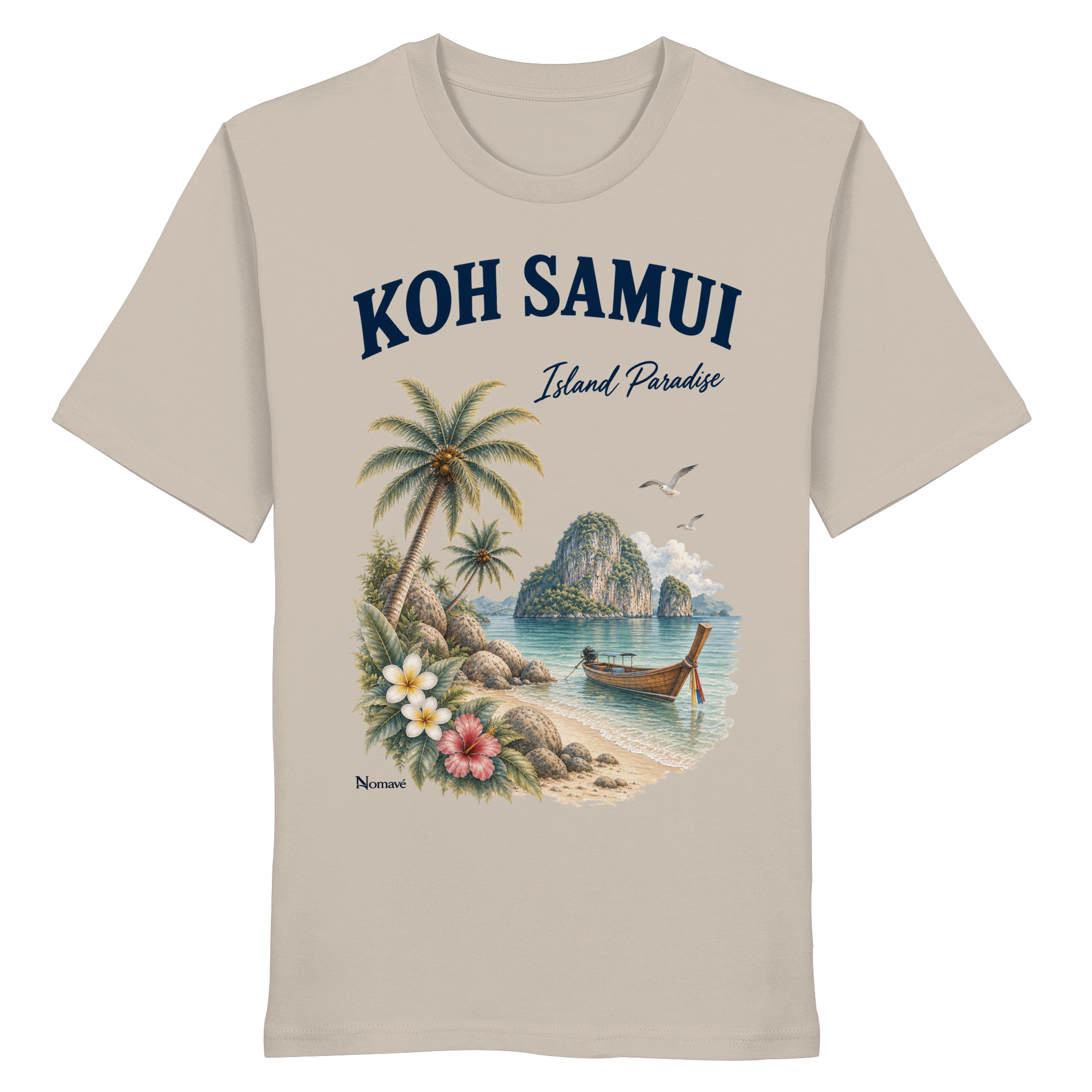 Koh Samui Thailand – Island Paradise – Tropical Vintage - Bio T - Shirt