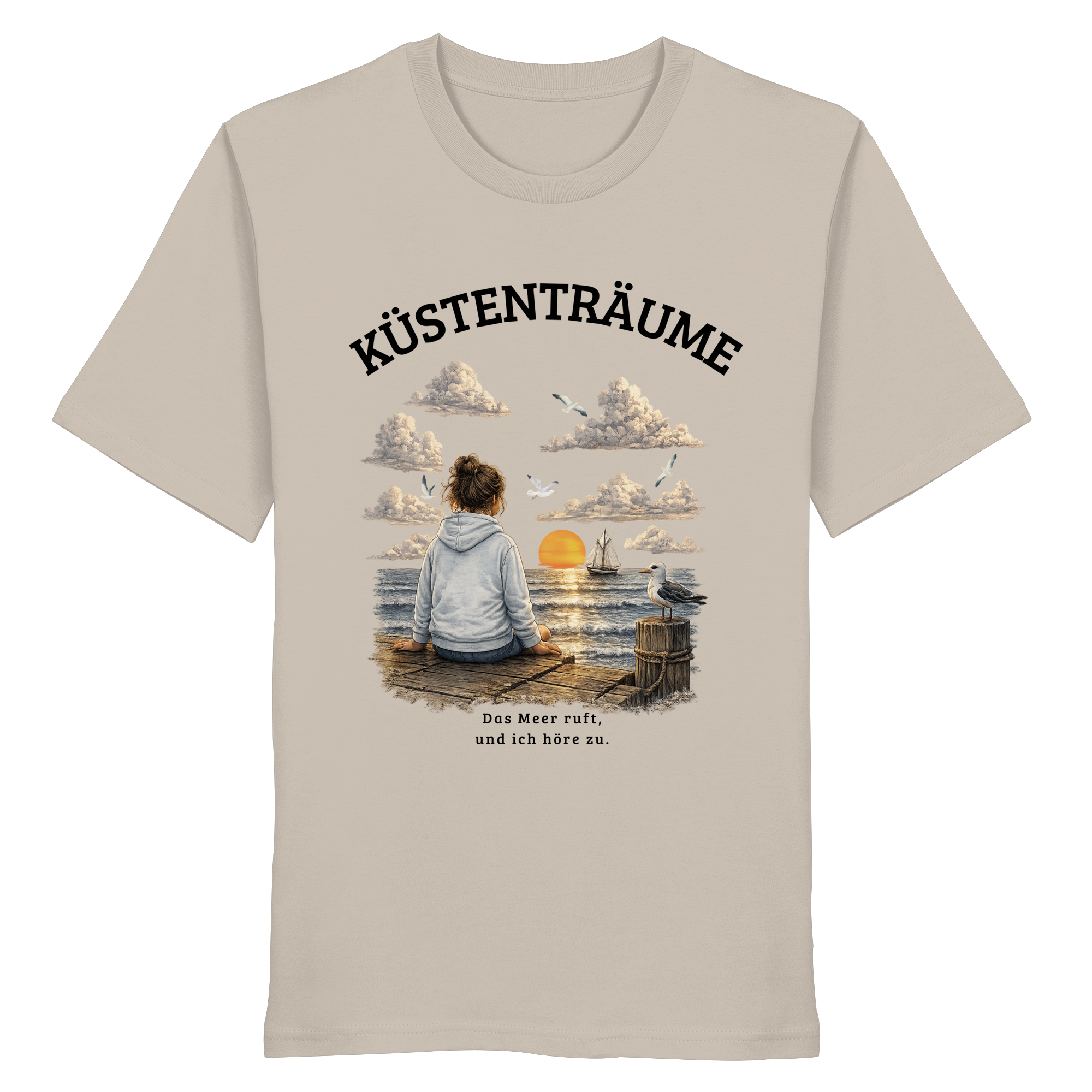 Küstenträume – Emotionales Bio-T-Shirt