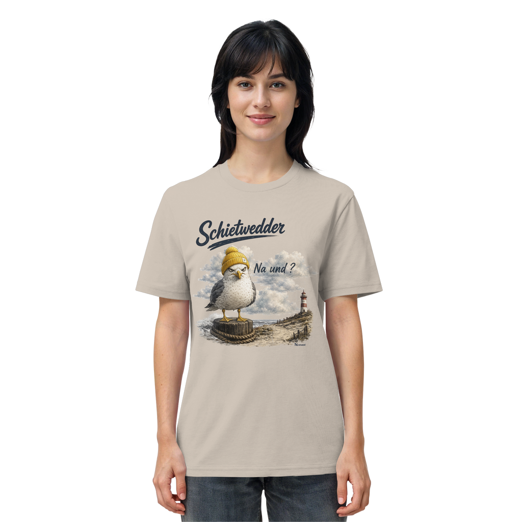 Alpha Möwe – Schietwedder? Na und! - Organic Shirt