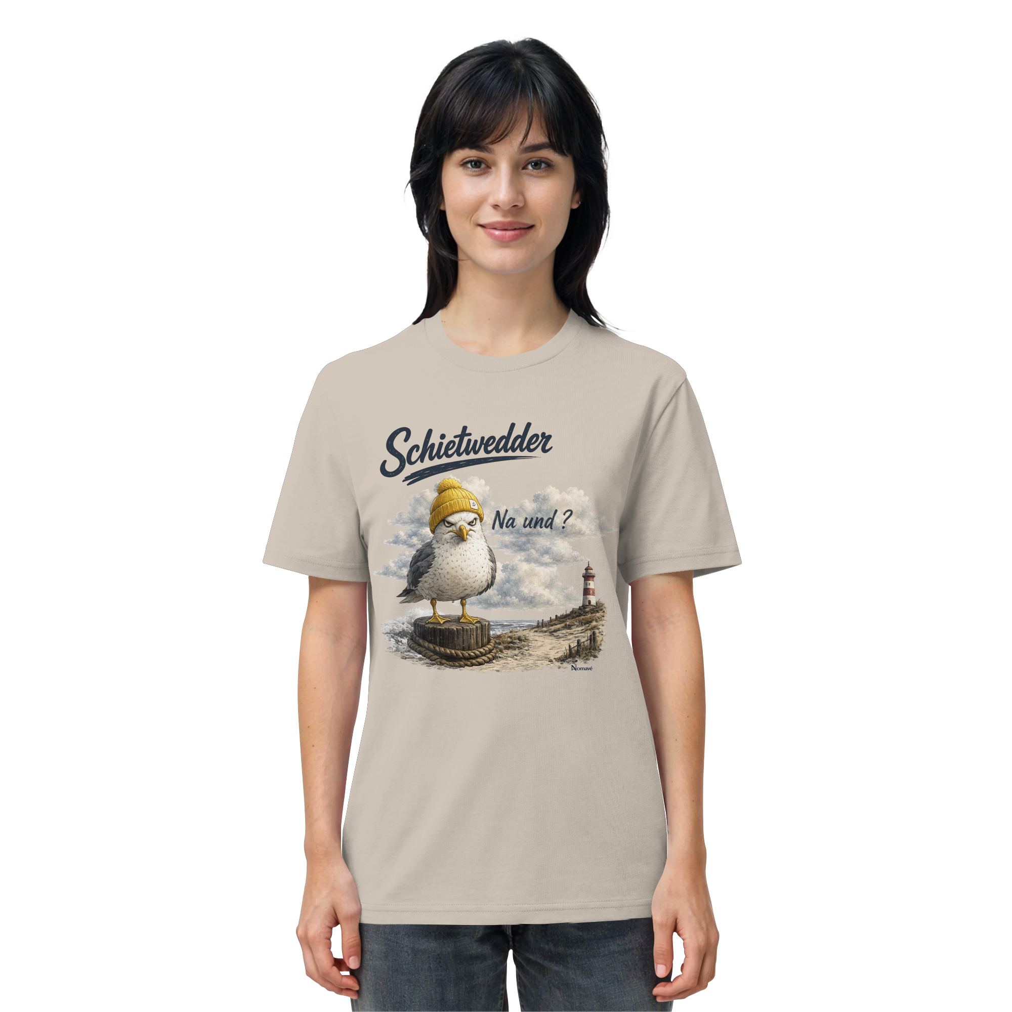 Alpha Möwe – Schietwedder? Na und! - Organic Shirt