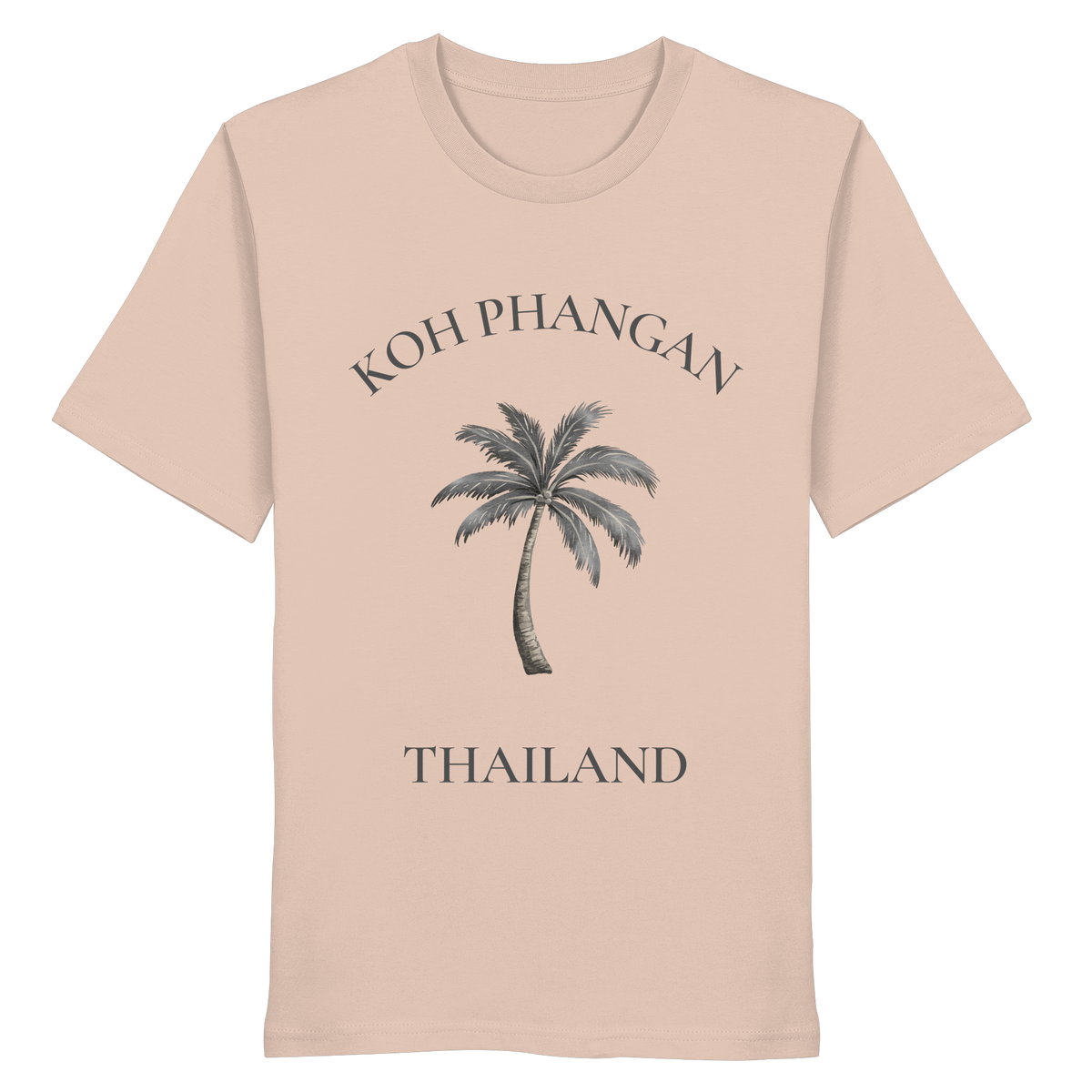Koh Phangan – Minimal Palm | Thailand - Bio T - Shirt