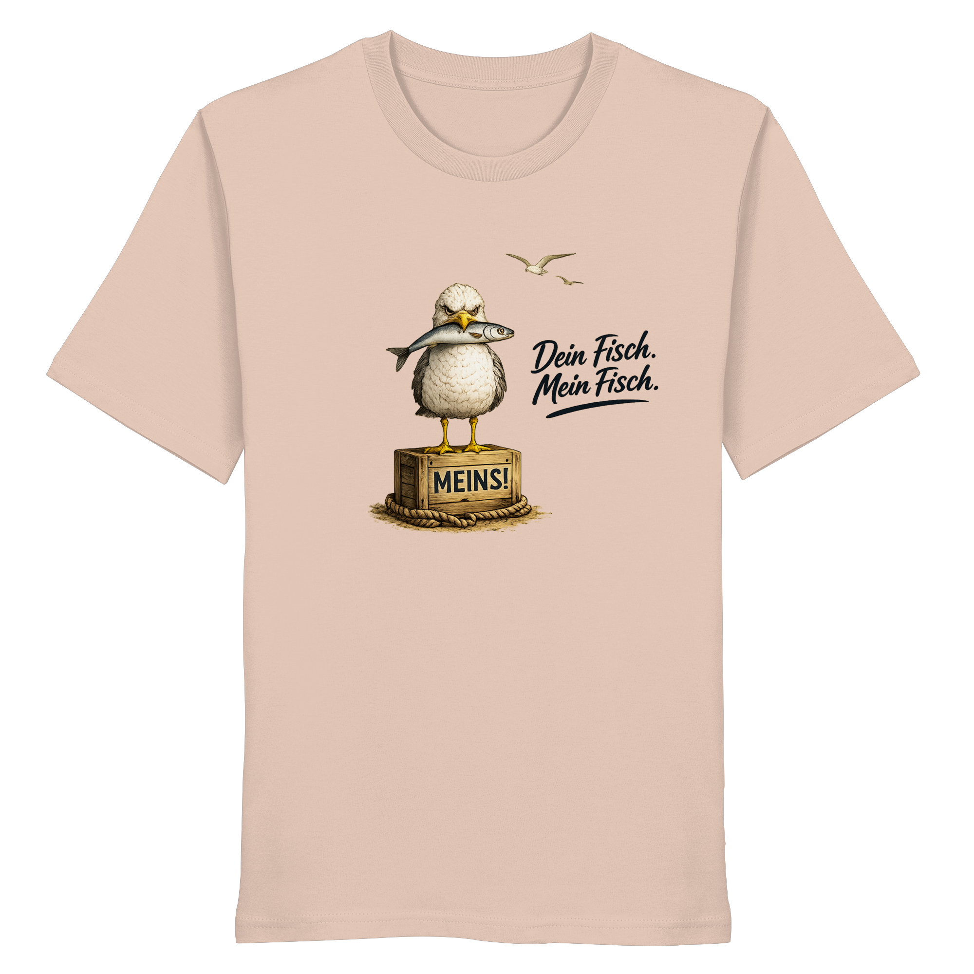 Alpha - Möwe mit Meinung – Dein Fisch. Mein Fisch. | Bio T - Shirt