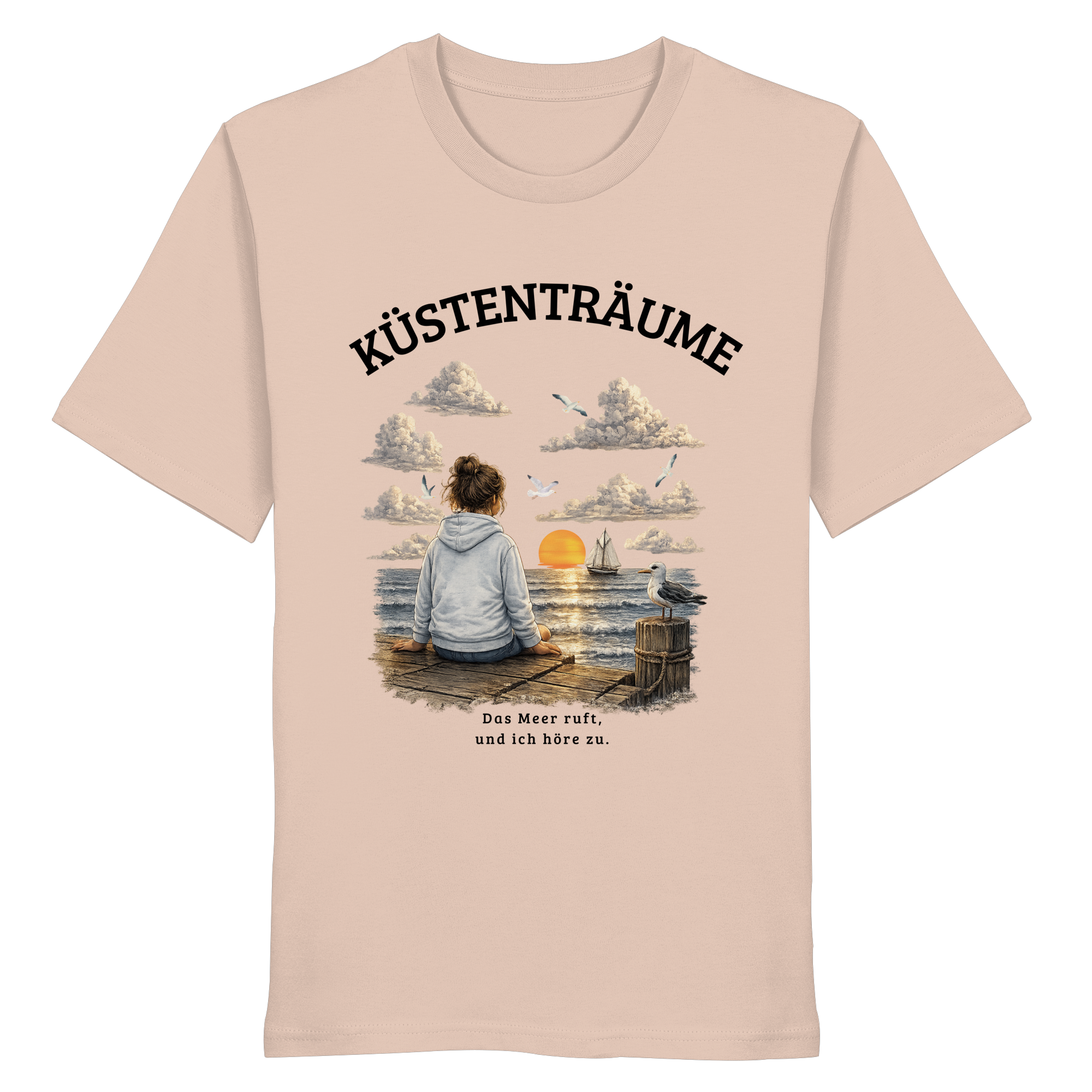 Küstenträume – Emotionales Bio-T-Shirt