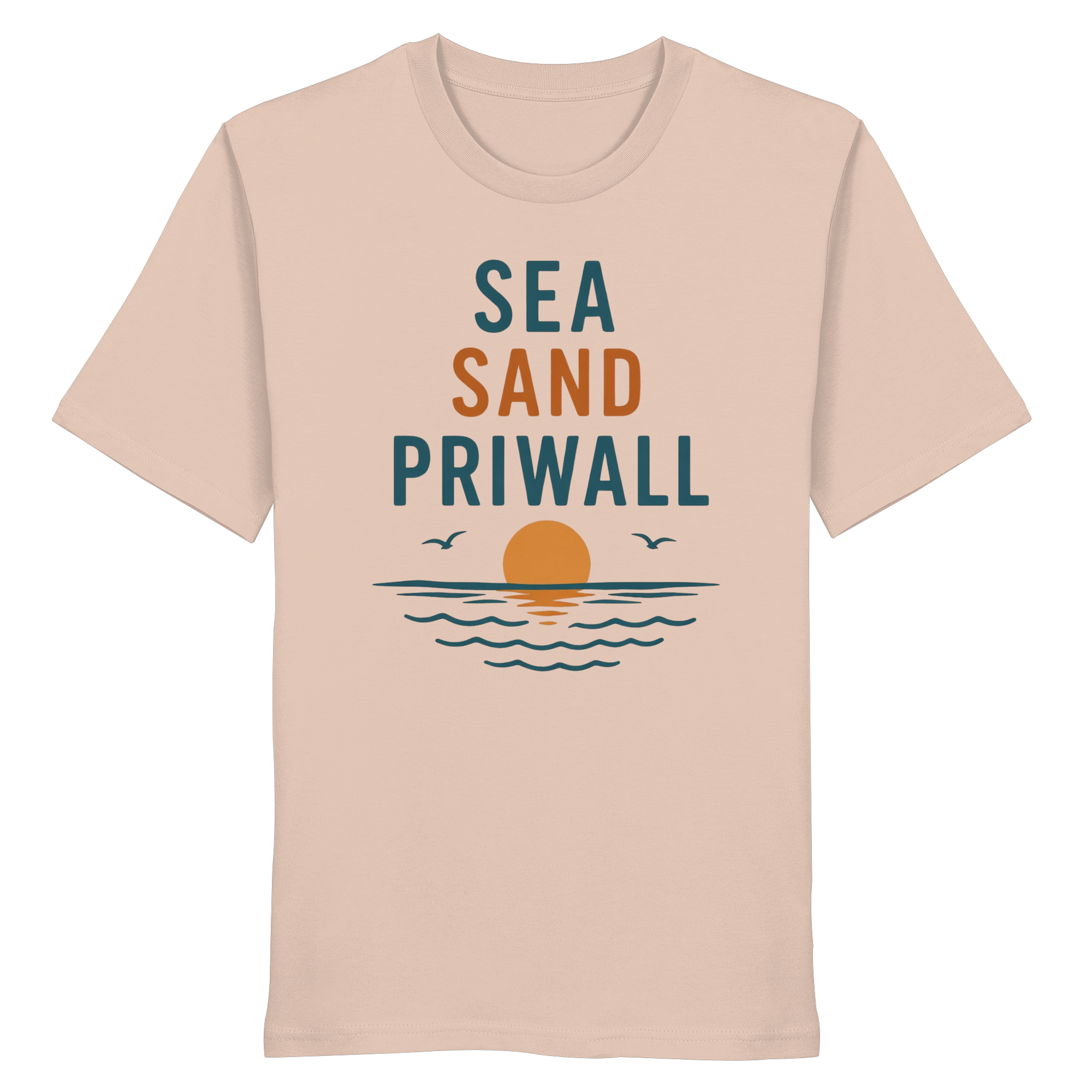 Priwall Vibes Shirt – Sea Sand Baltic Coast – Ostsee T-Shirt Unisex