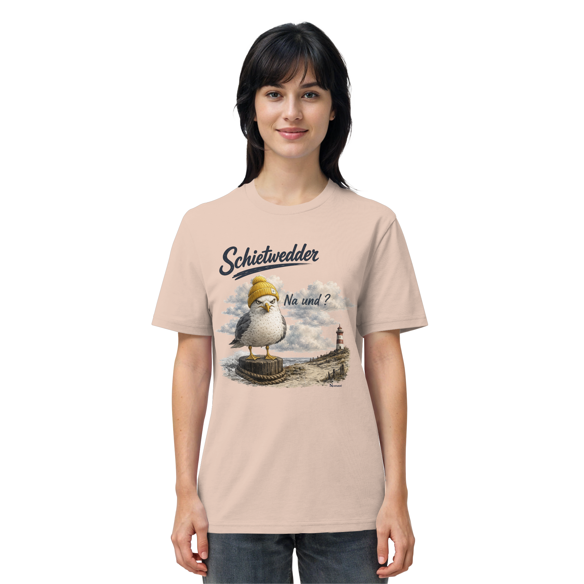 Alpha Möwe – Schietwedder? Na und! - Organic Shirt