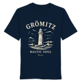Grömitz Baltic Soul - Ostsee Bio Shirt mit Leuchtturm