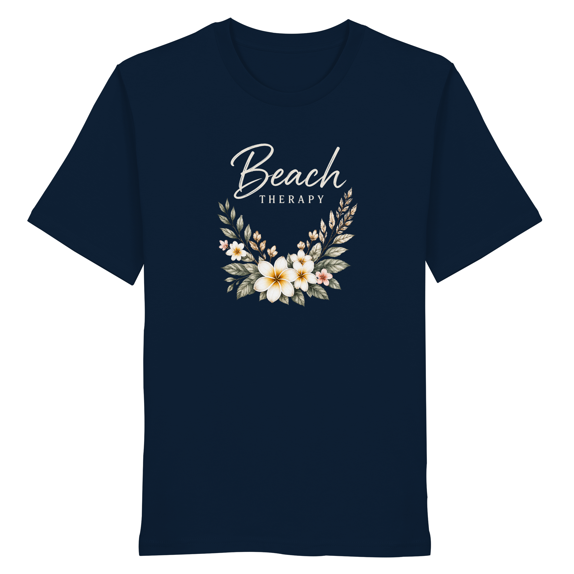 Beach Therapy – Floral Collection | Helle Schrift  - Organic Shirt