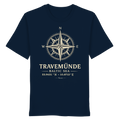 Travemünde Windrose - Dark Edition - Bio Ostsee T - Shirt