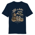 Life is better in Flip-Flops – Dark Edition | Bio T-Shirt