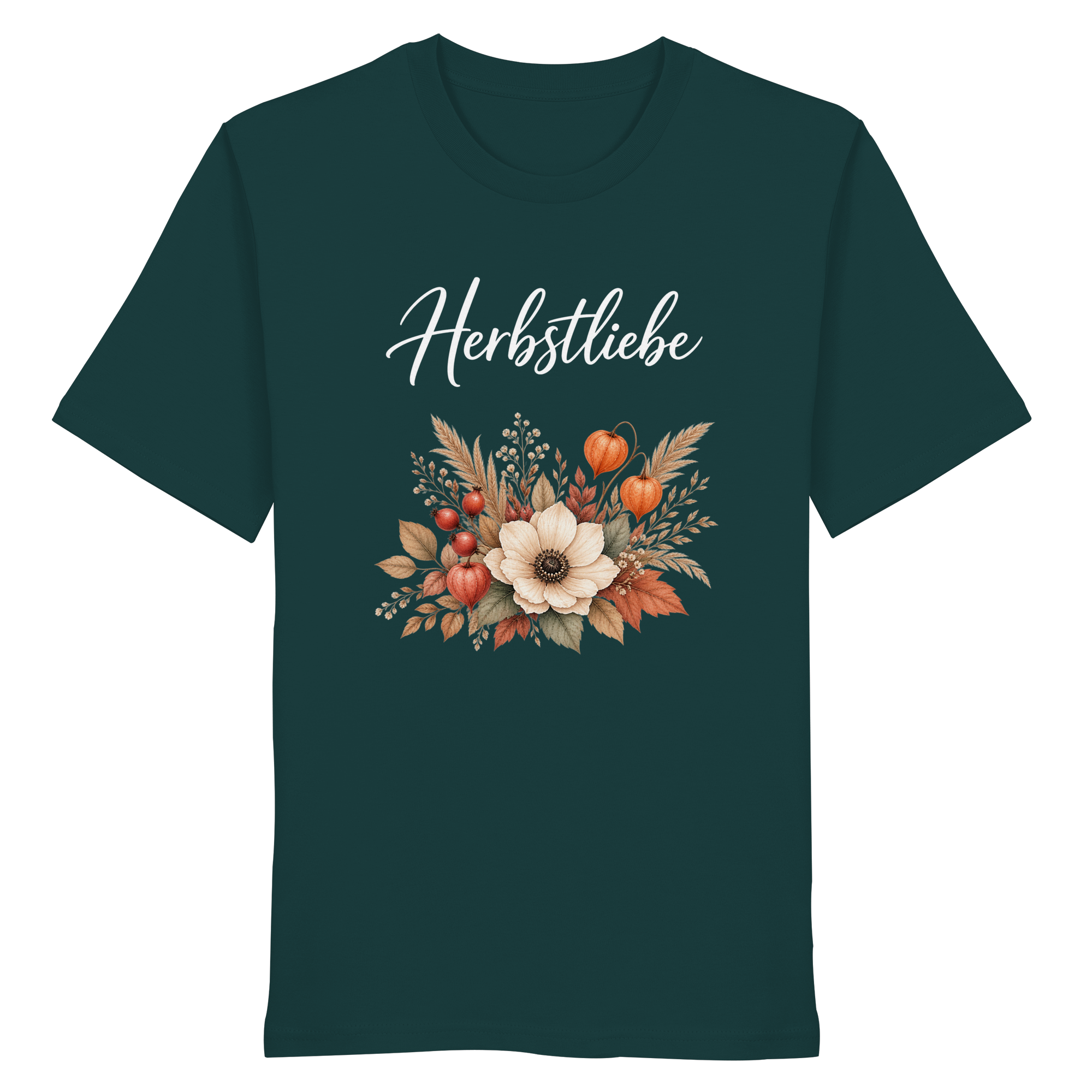 Herbstliebe – Golden Harvest - Dark Edition - - Organic Shirt