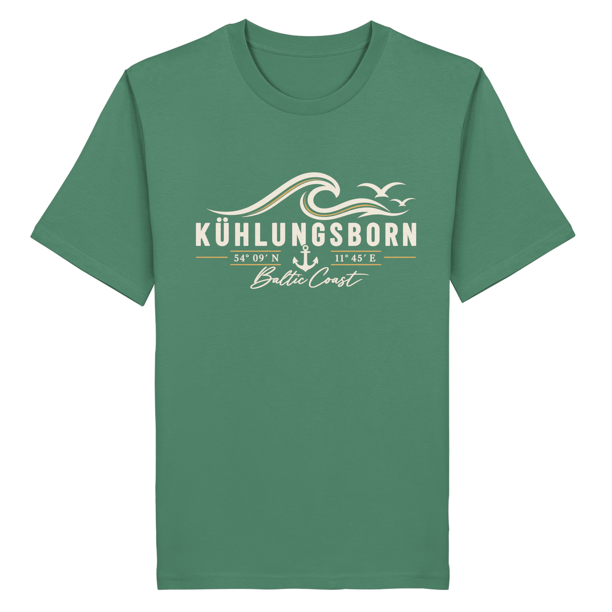 Kühlungsborn – Baltic Coast - Dark Edition - T-Shirt 100% Bio Baumwolle