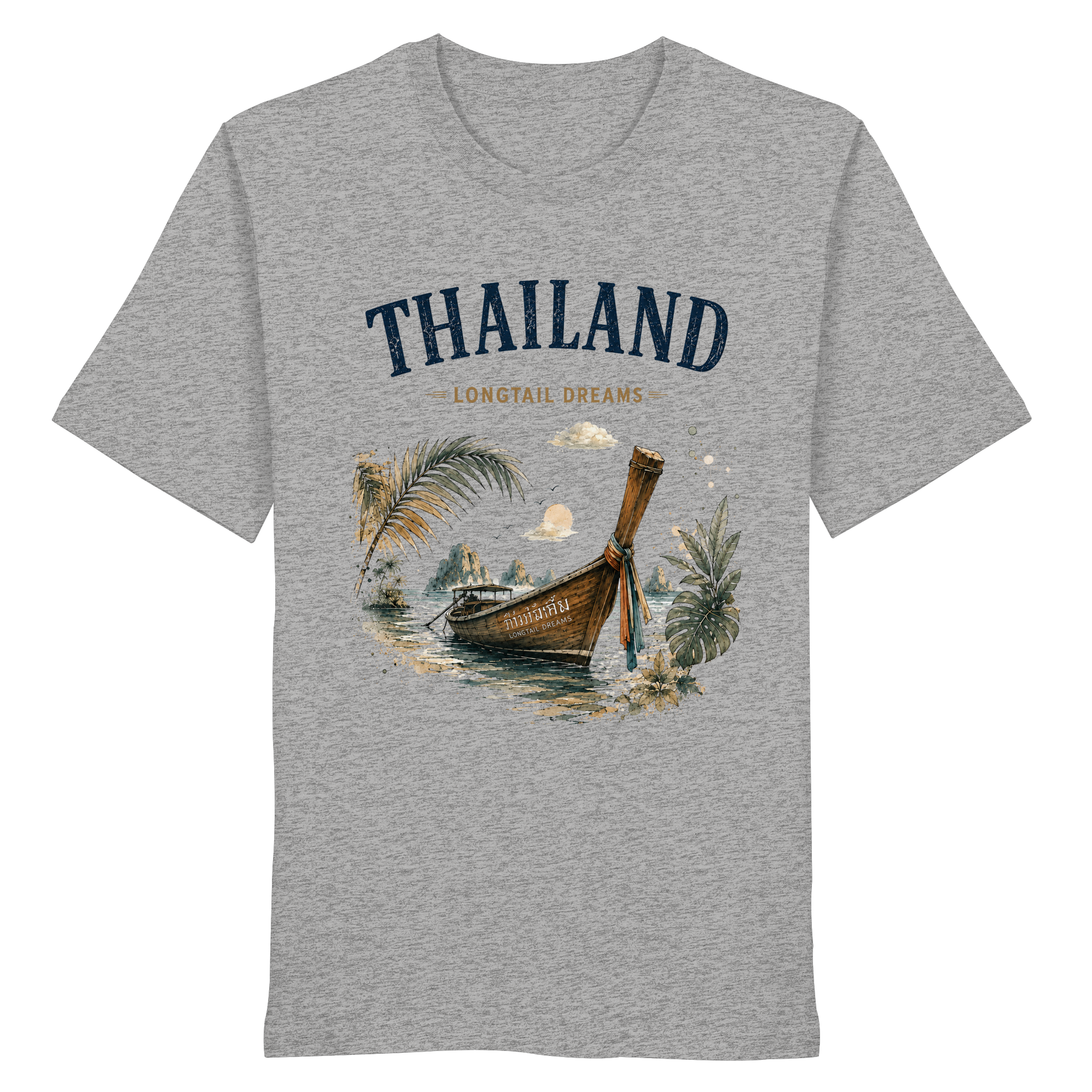 Thailand Longtail Dreams – Light Edition | Bio T-Shirt
