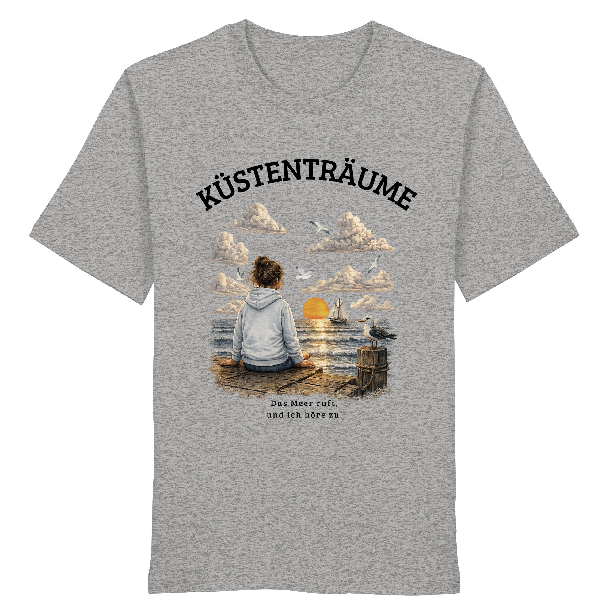 Küstenträume – Emotionales Bio-T-Shirt