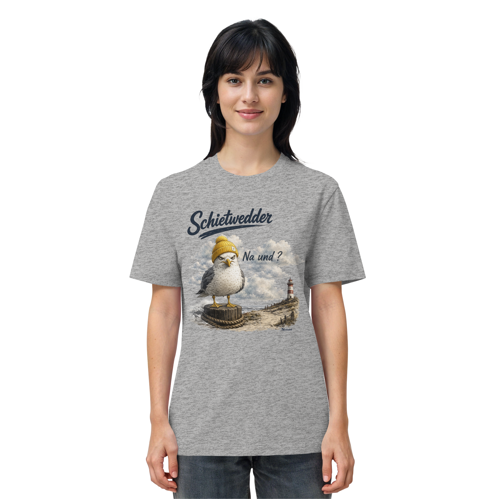 Alpha Möwe – Schietwedder? Na und! - Organic Shirt