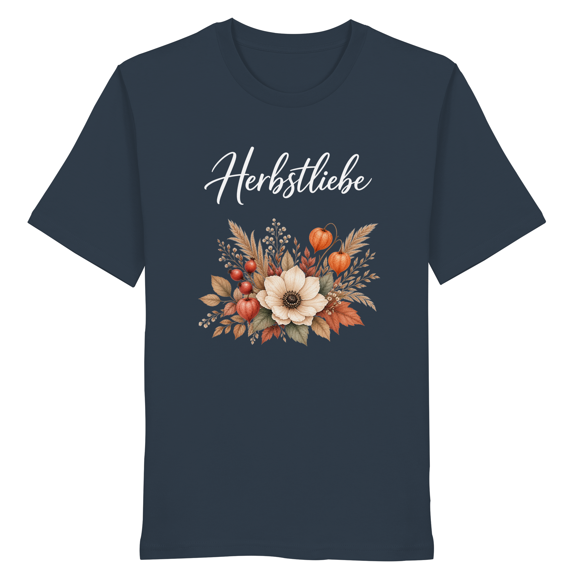 Herbstliebe – Golden Harvest - Dark Edition - - Organic Shirt