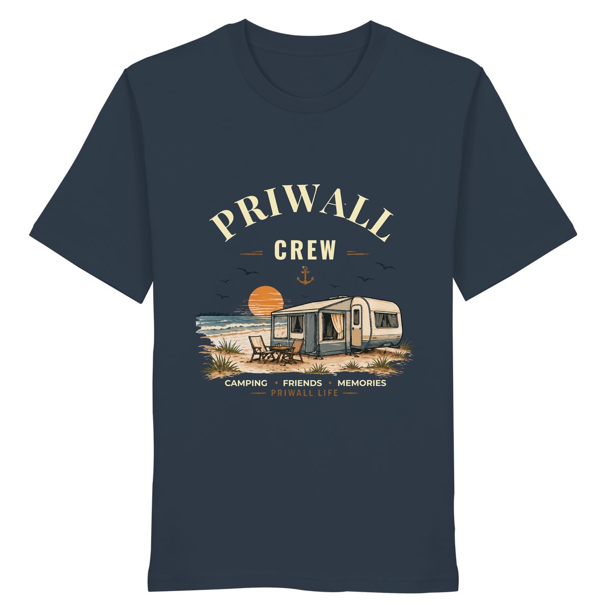 Priwall Crew Dark Edition - Organic Shirt