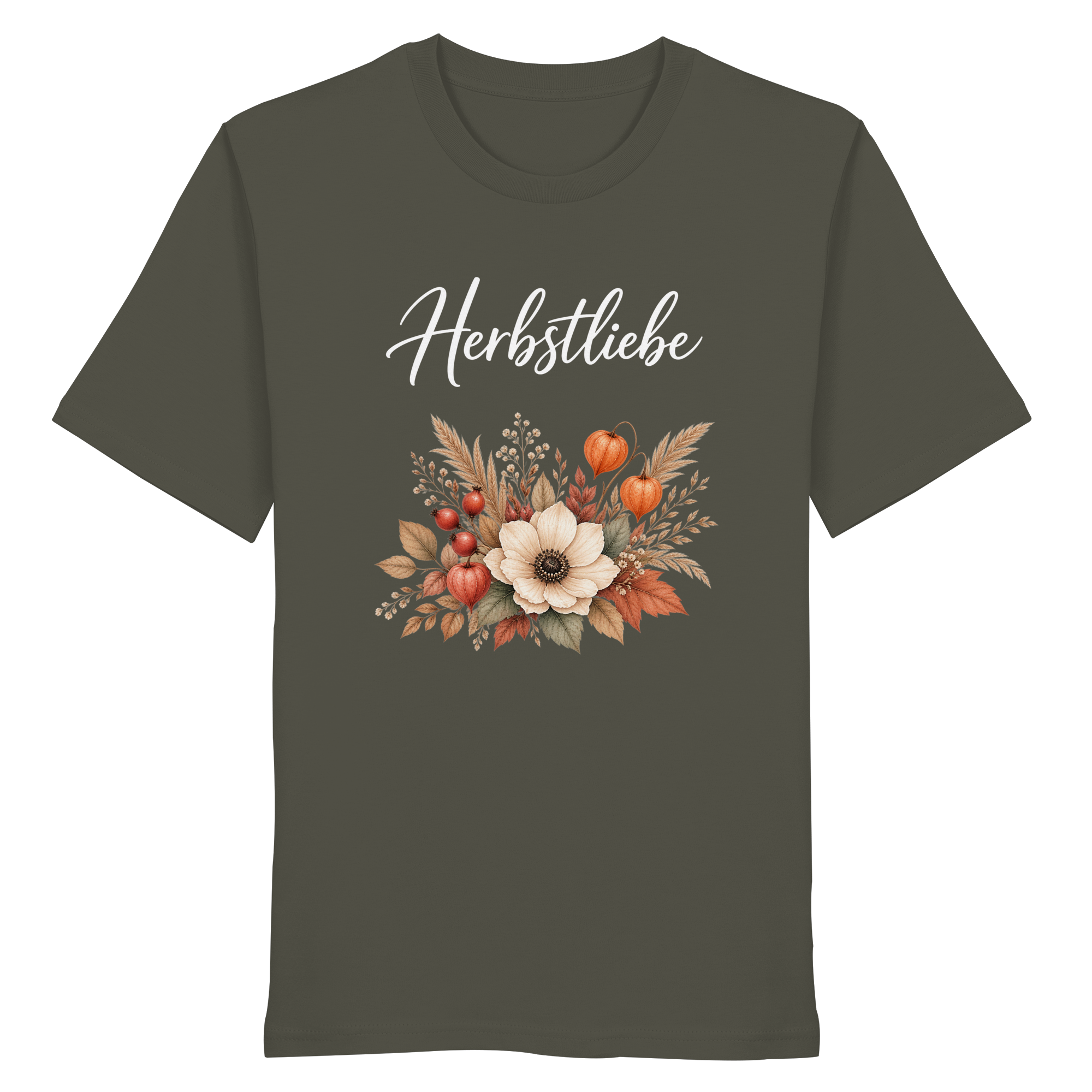 Herbstliebe – Golden Harvest - Dark Edition - - Organic Shirt