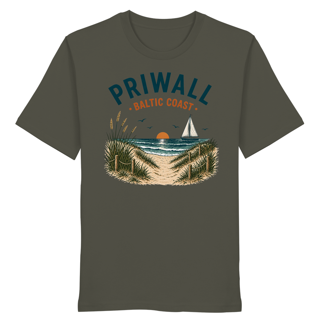 Ostsee T-Shirt – Priwall Vibes Baltic Coast – Sommer Strand Shirt Unisex