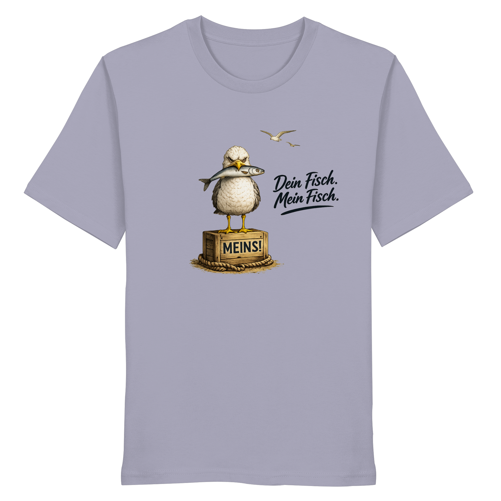 Alpha - Möwe mit Meinung – Dein Fisch. Mein Fisch. | Bio T - Shirt