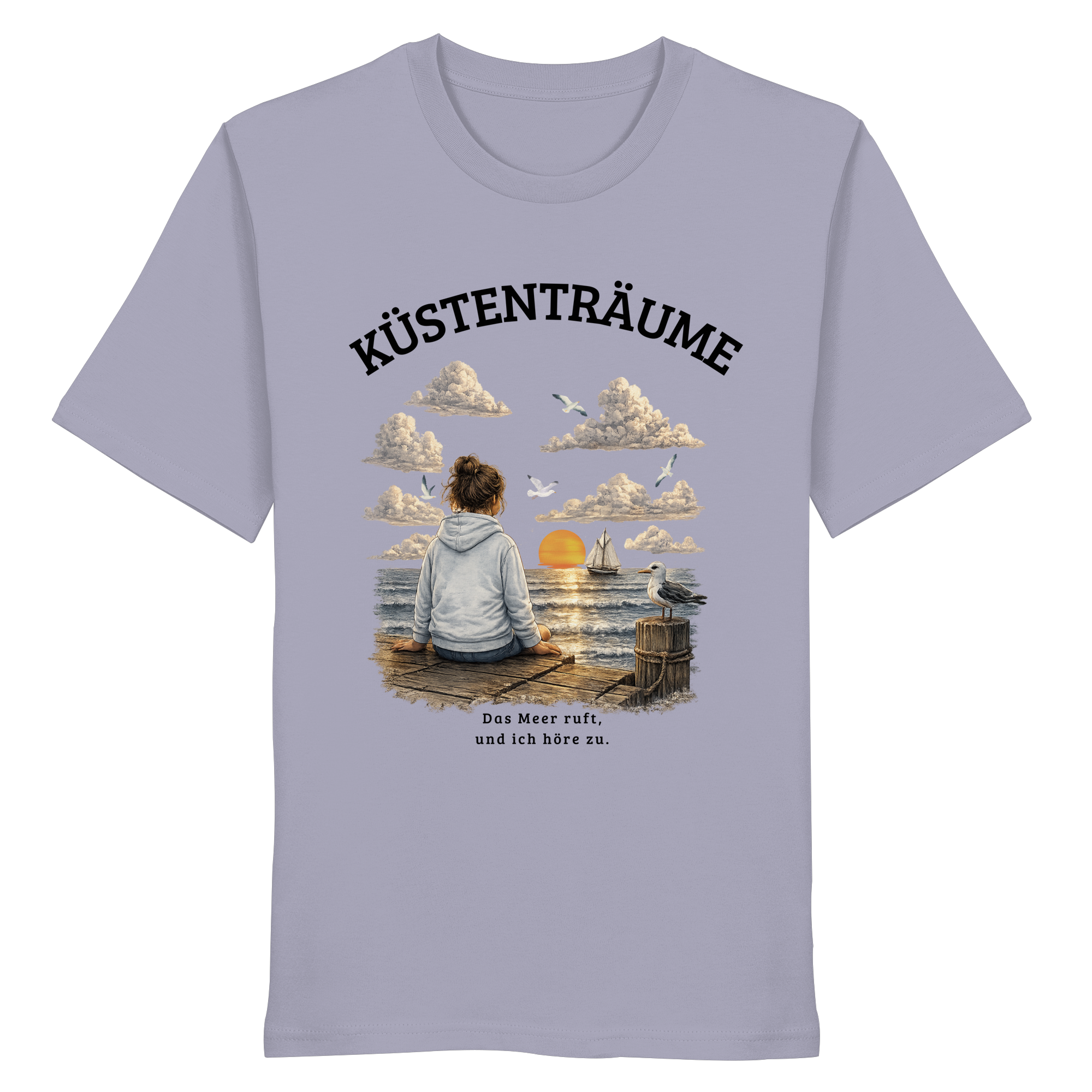 Küstenträume – Emotionales Bio-T-Shirt