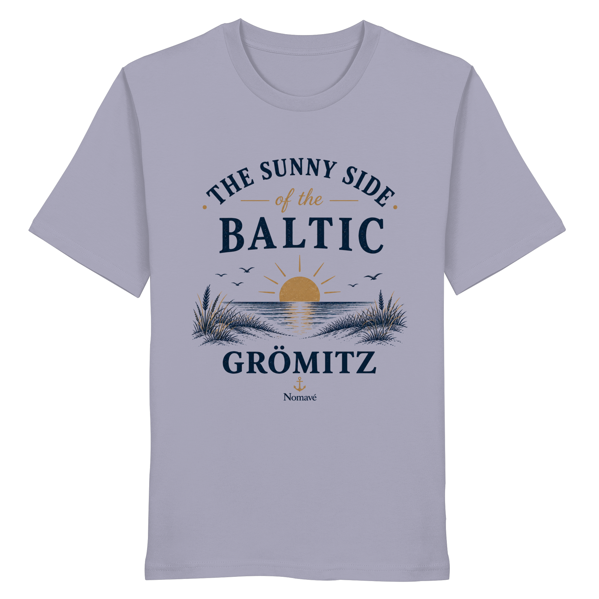 Grömitz - The Sunny Side - Sonnenseite Ostsee Bio T - Shirt