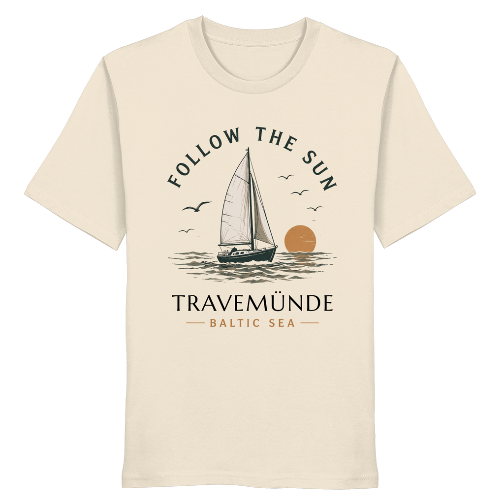 Travemünde Follow The Sun Shirt – Ostsee Bio Baumwolle