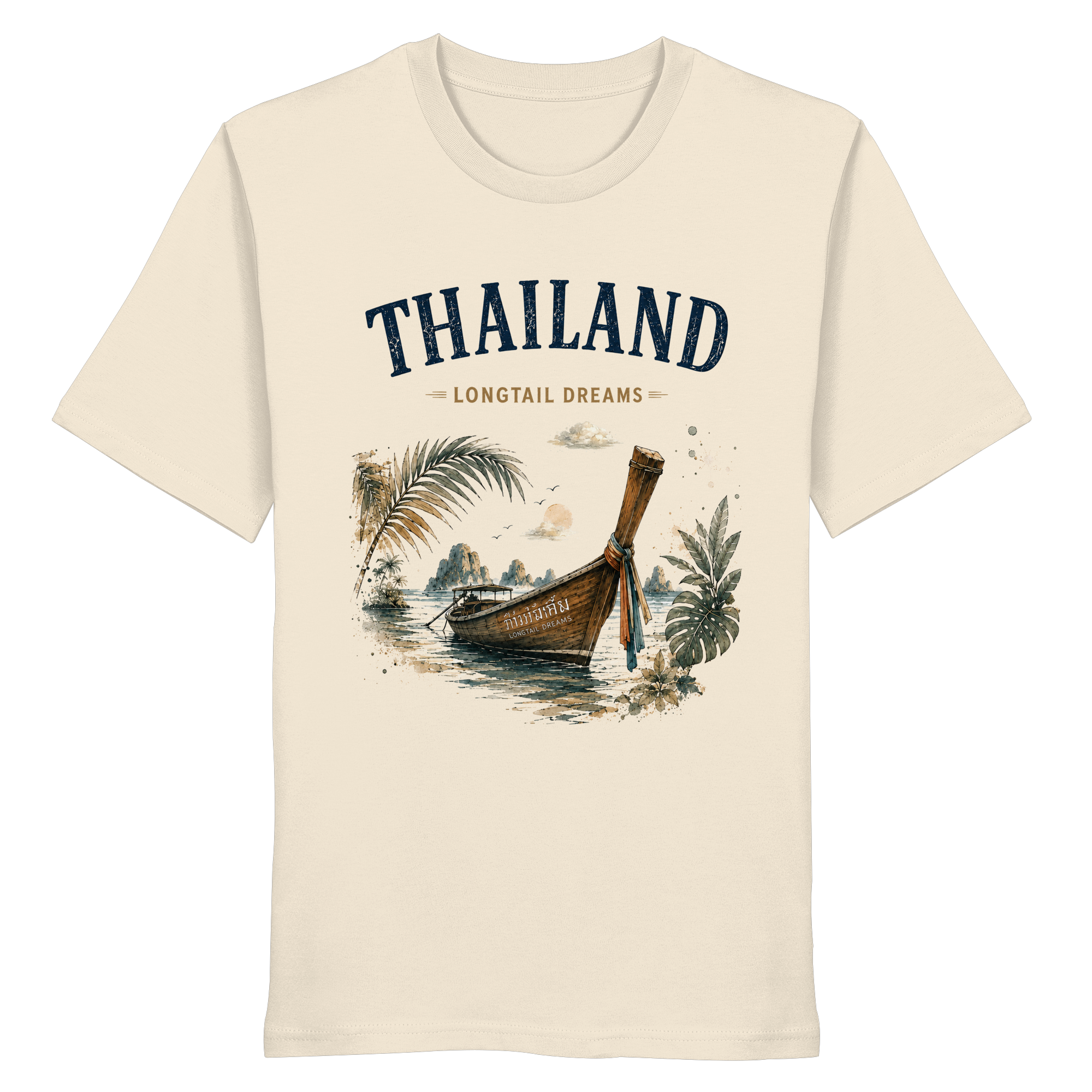 Thailand Longtail Dreams – Light Edition | Bio T-Shirt