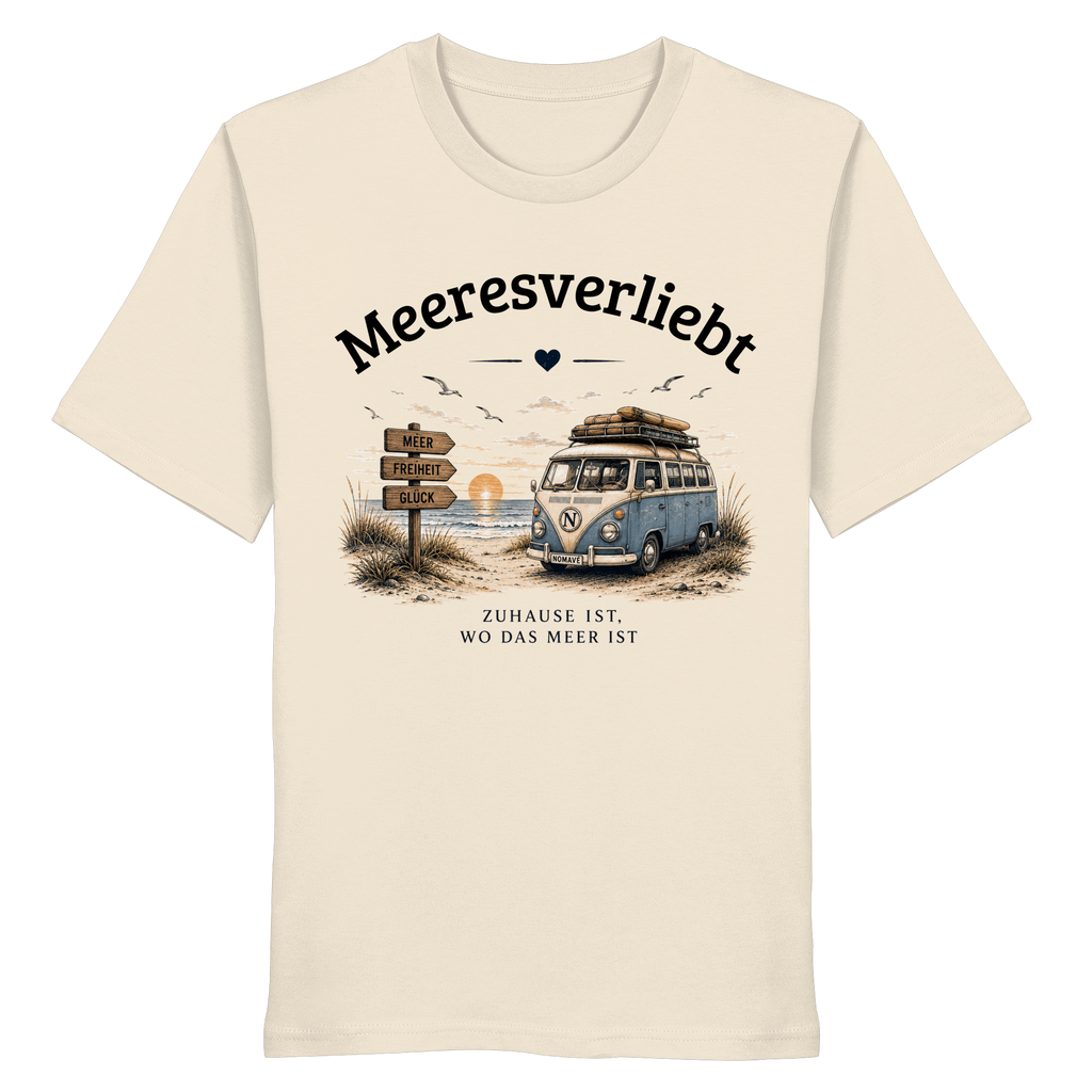Meeresverliebt Bulli Shirt – Vanlife, Camping & Küstengefühl