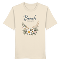 Beach Therapy | Florales Strandmotiv | Sommer | Urlaub | Meer | Blumen | - Organic Shirt