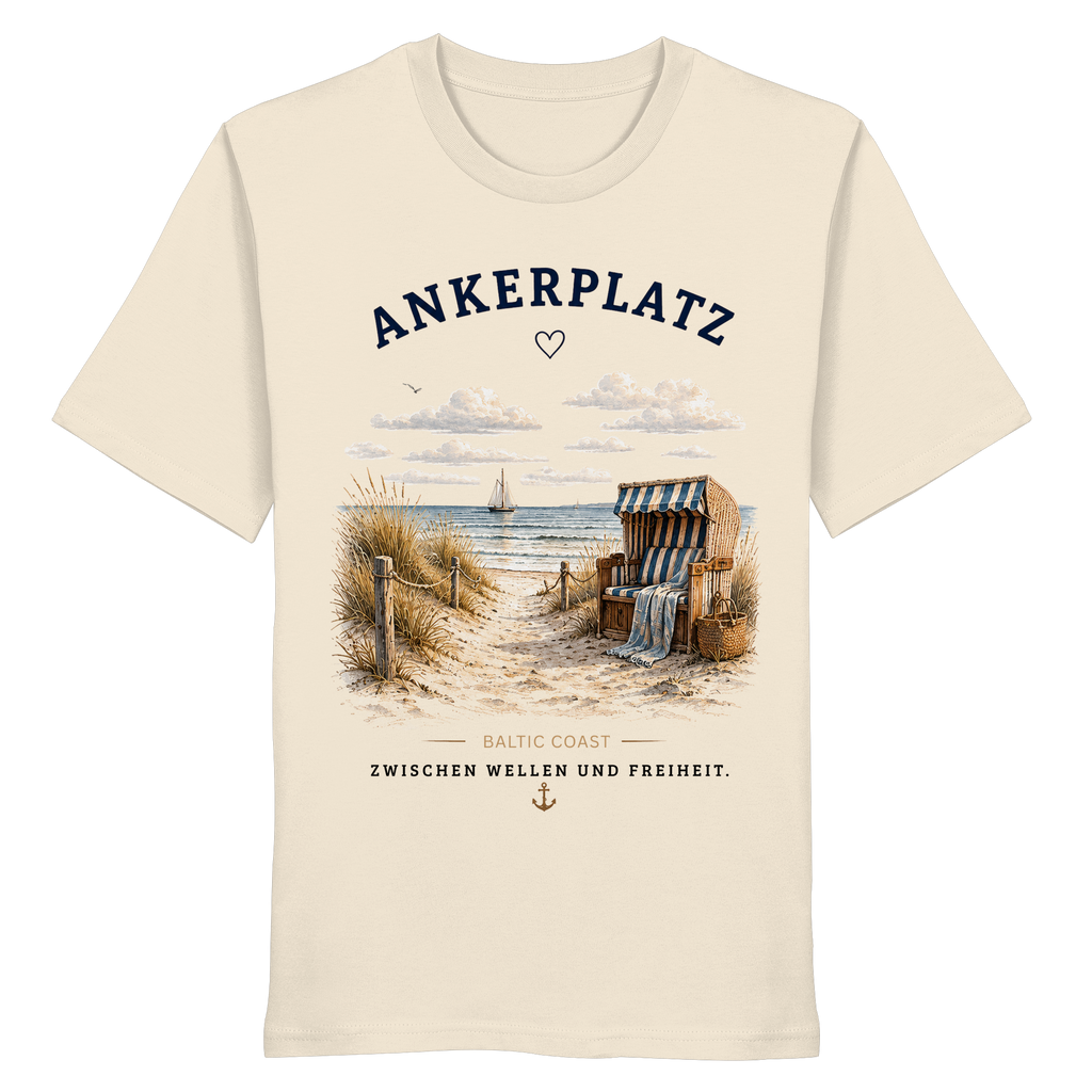 Ankerplatz Ostsee Shirt – Küstengefühl Organic T-Shirt Unisex
