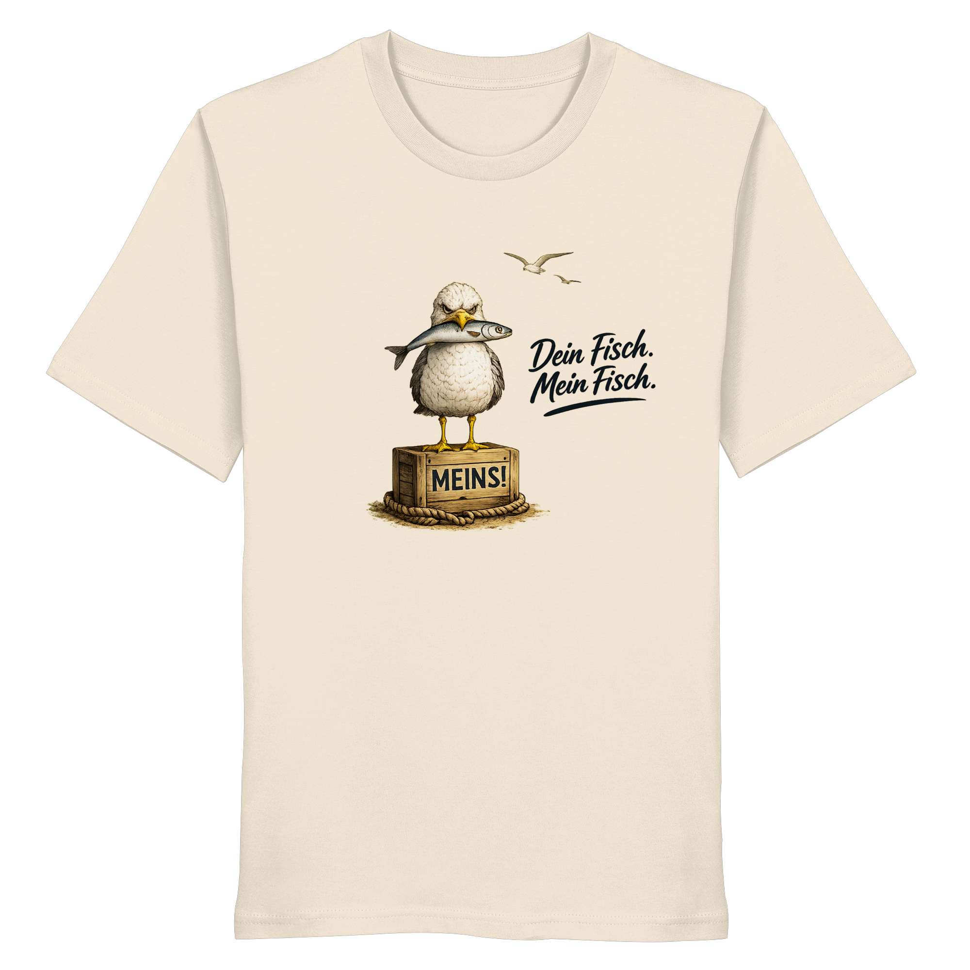 Alpha - Möwe mit Meinung – Dein Fisch. Mein Fisch. | - Organic Shirt