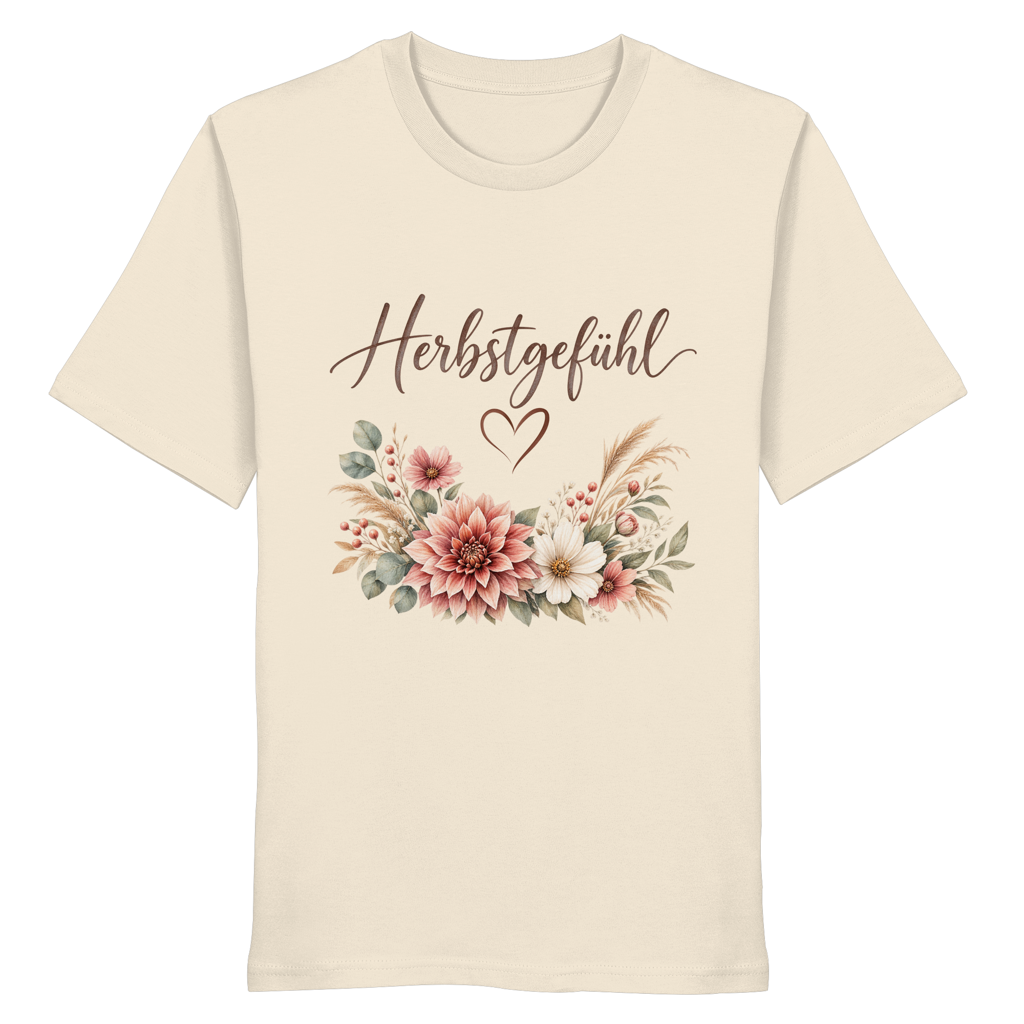 Herbstgefühl – Autumn Bloom - Organic Shirt