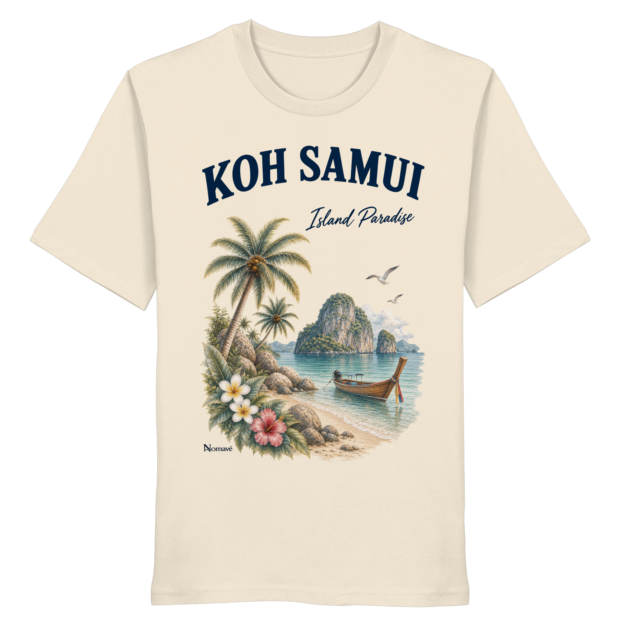Koh Samui Thailand – Island Paradise – Tropical Vintage - Bio T - Shirt
