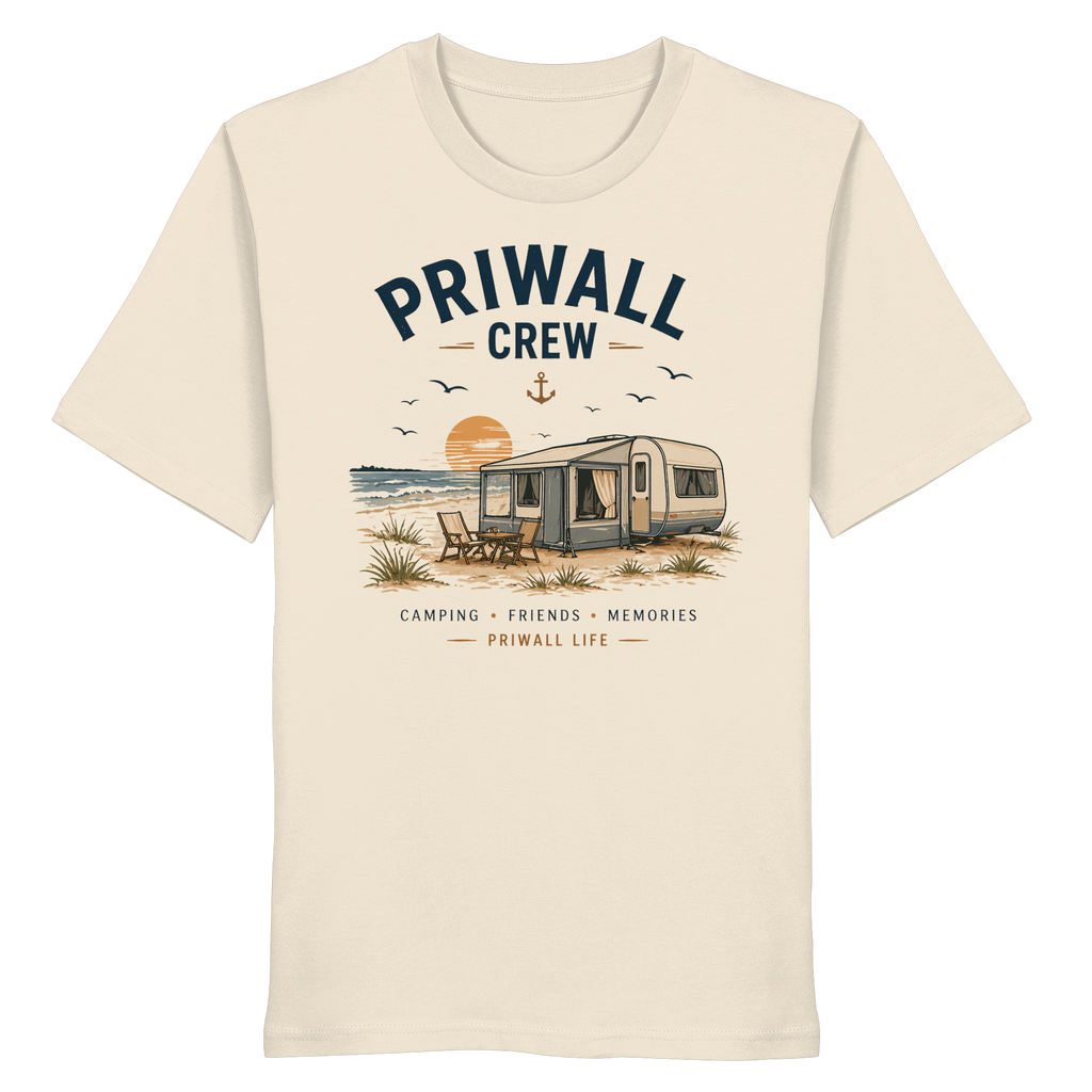 Priwall Crew T-Shirt – Ostsee Shirt – Organic Unisex Baumwolle