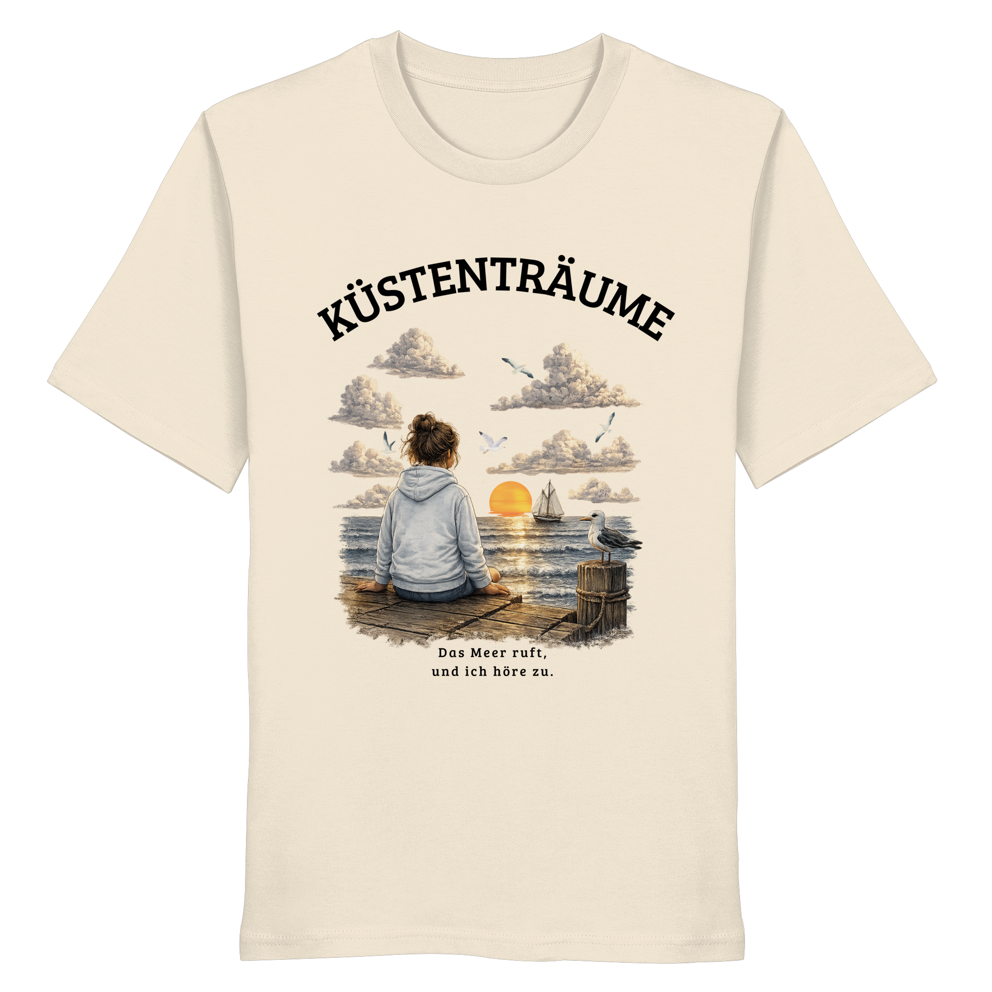 Küstenträume – Emotionales Bio-T-Shirt