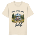 Escape • Explore • Repeat – Vanlife - Bio T-Shirt