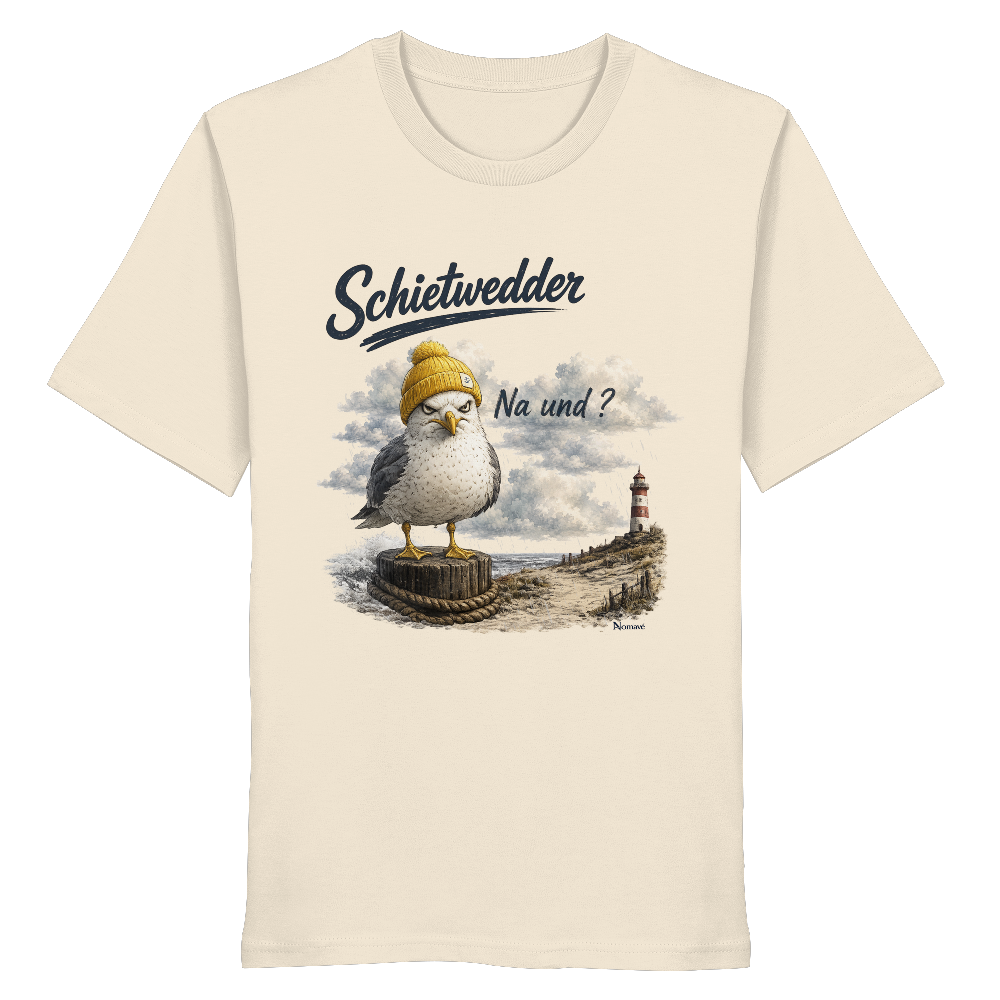 Alpha Möwe – Schietwedder? Na und! - Organic Shirt