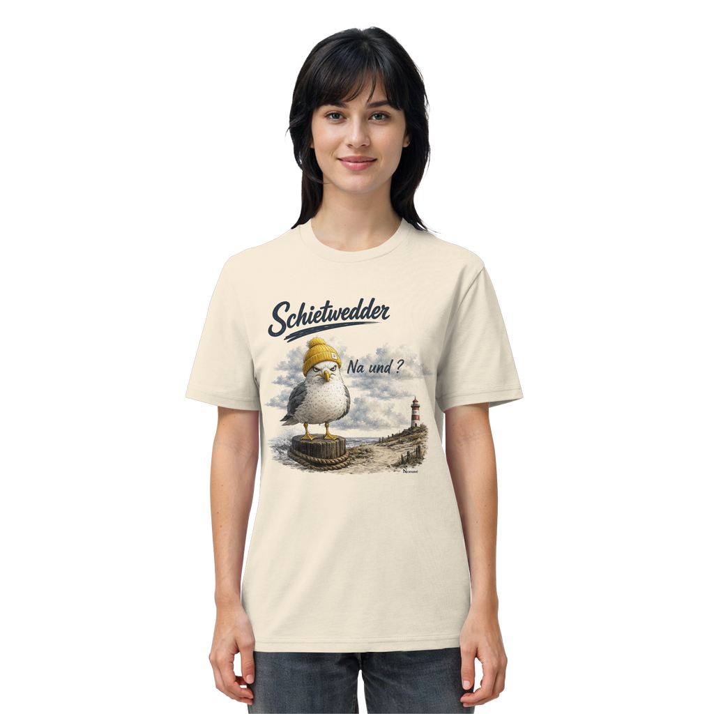 Alpha Möwe – Schietwedder? Na und! - Organic Shirt