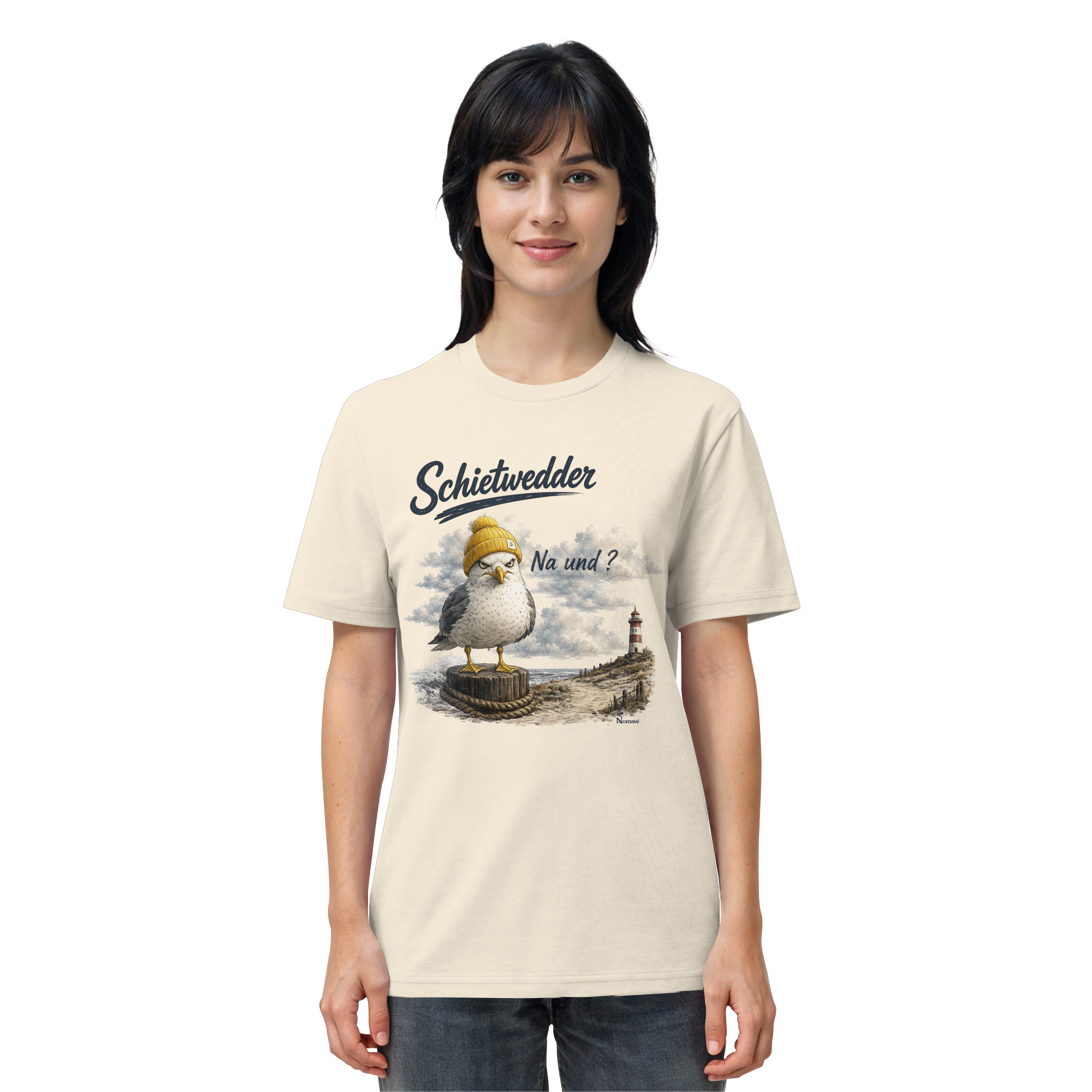 Alpha Möwe – Schietwedder? Na und! - Organic Shirt