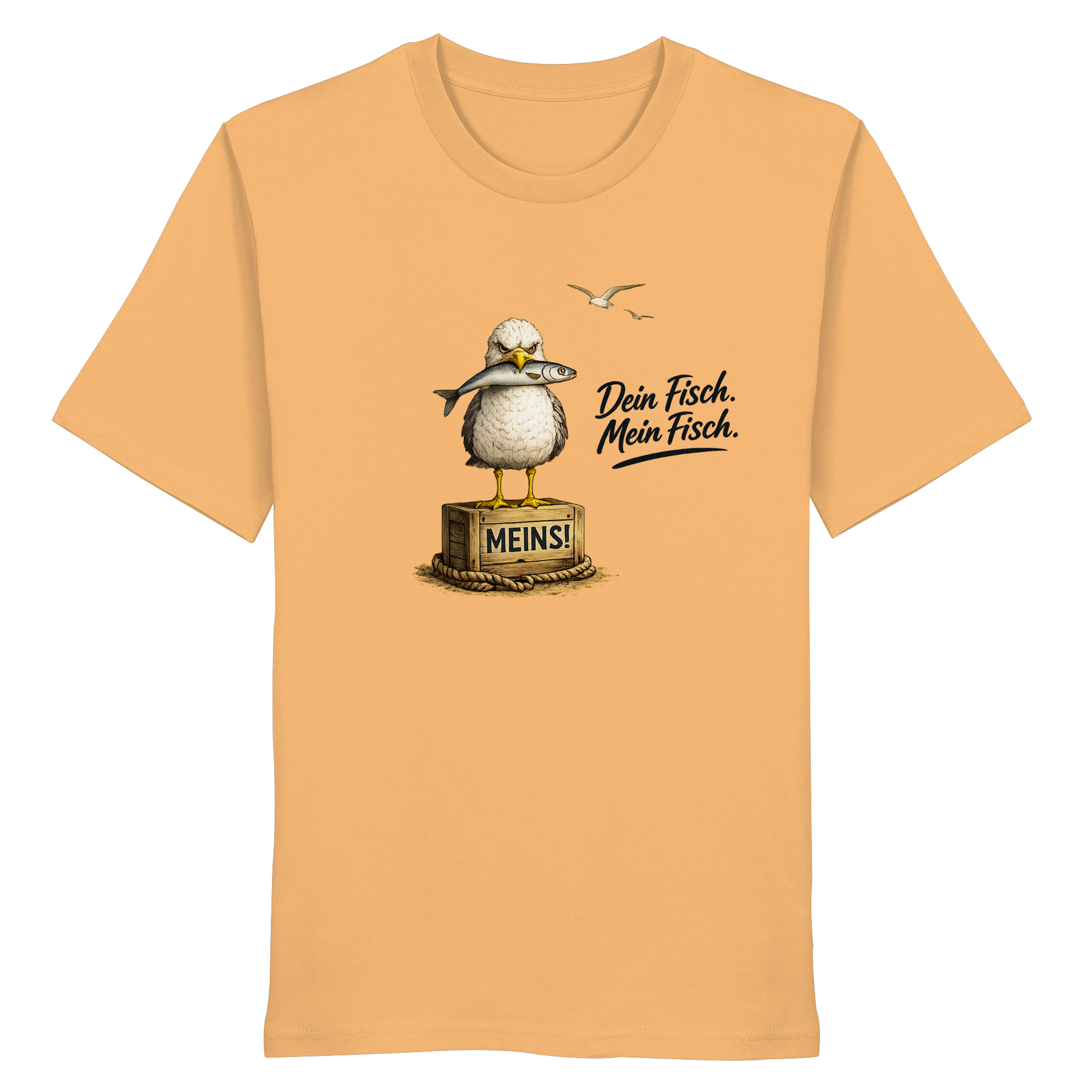 Alpha - Möwe mit Meinung – Dein Fisch. Mein Fisch. | Bio T - Shirt