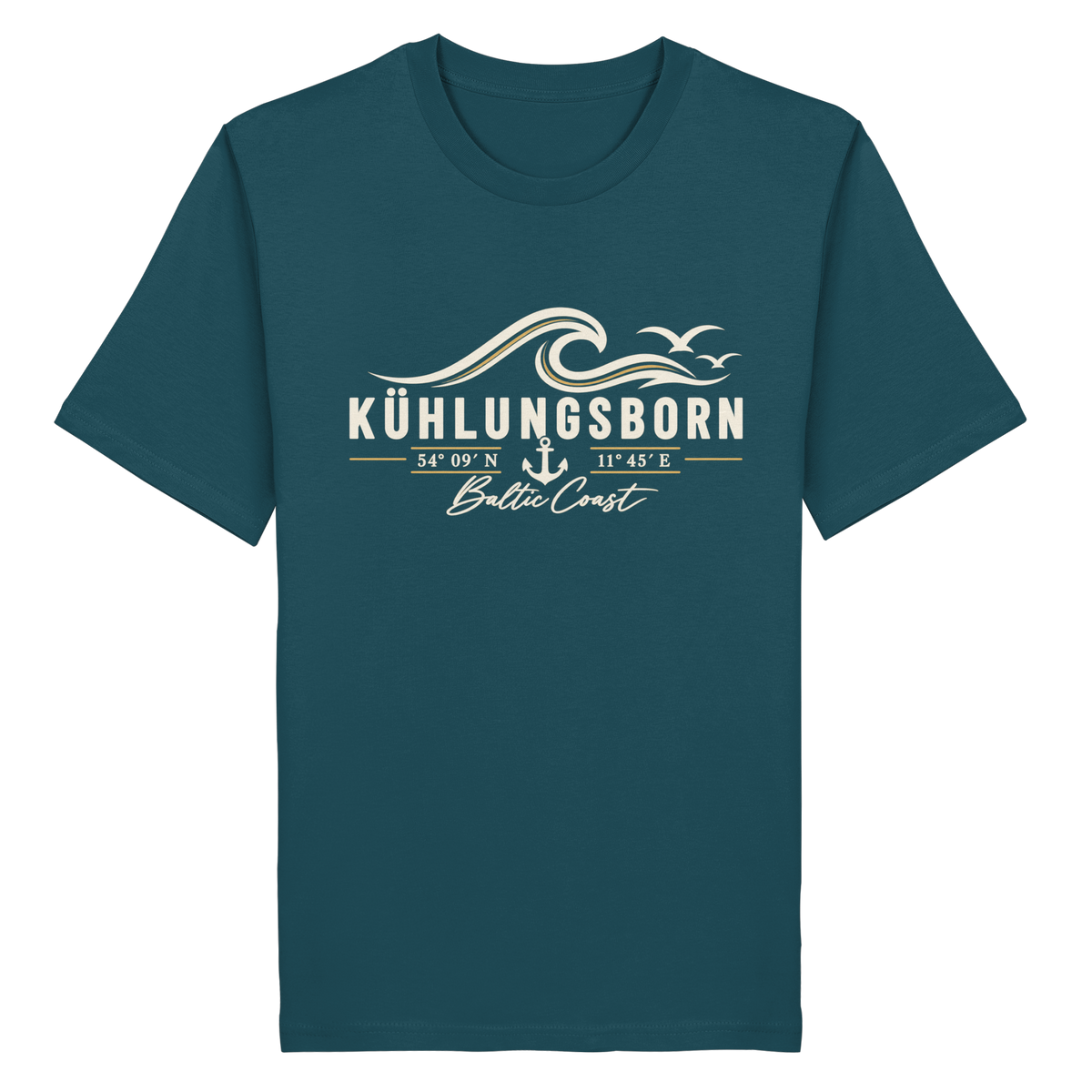 Kühlungsborn – Baltic Coast - Dark Edition - T-Shirt 100% Bio Baumwolle