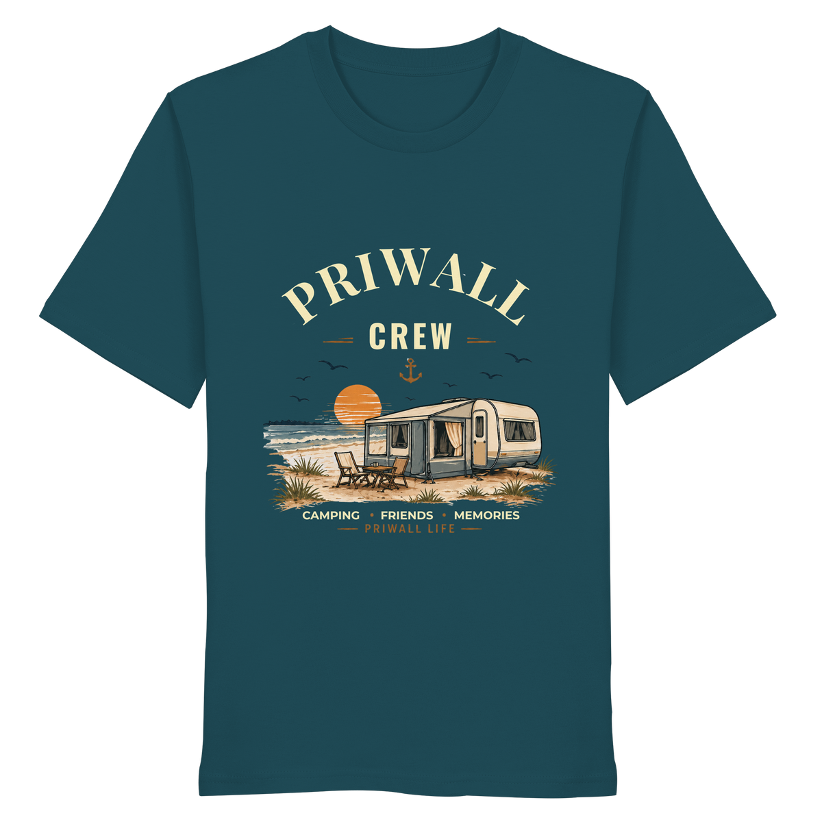 Priwall Crew Dark Edition - Organic Shirt