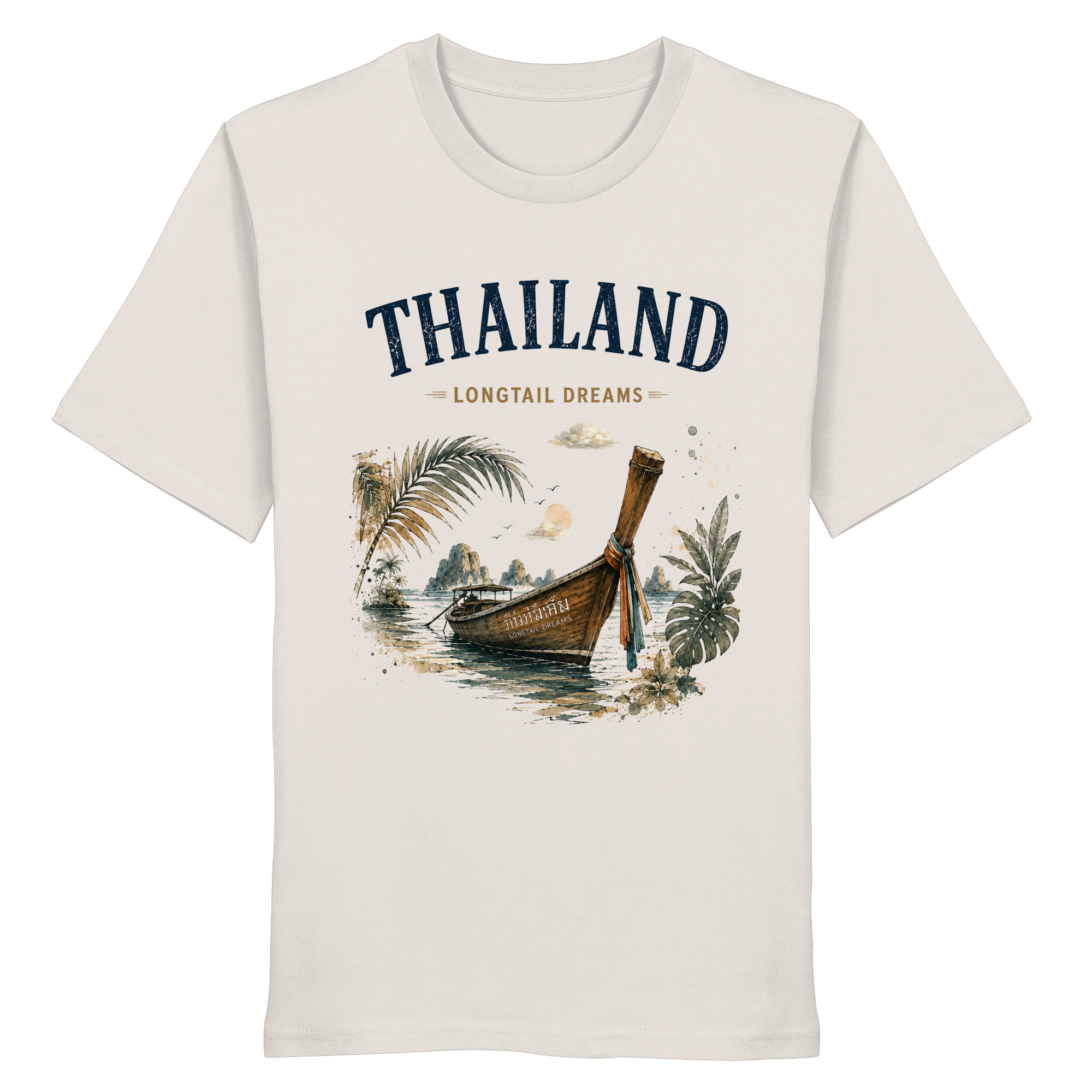 Thailand Longtail Dreams – Light Edition | Bio T-Shirt