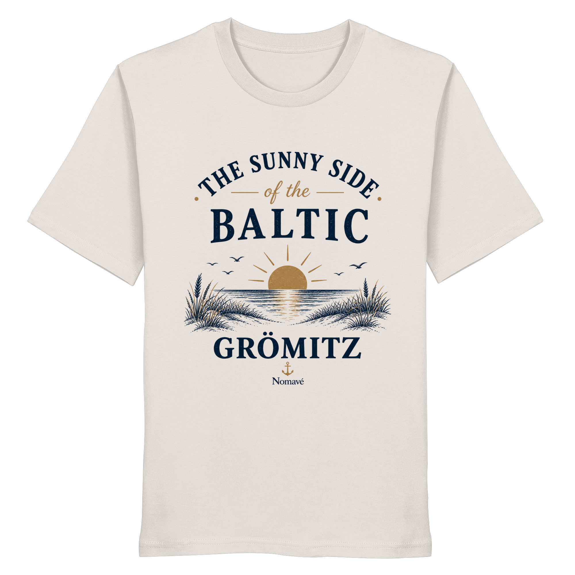 Grömitz - The Sunny Side - Sonnenseite Ostsee Bio T - Shirt