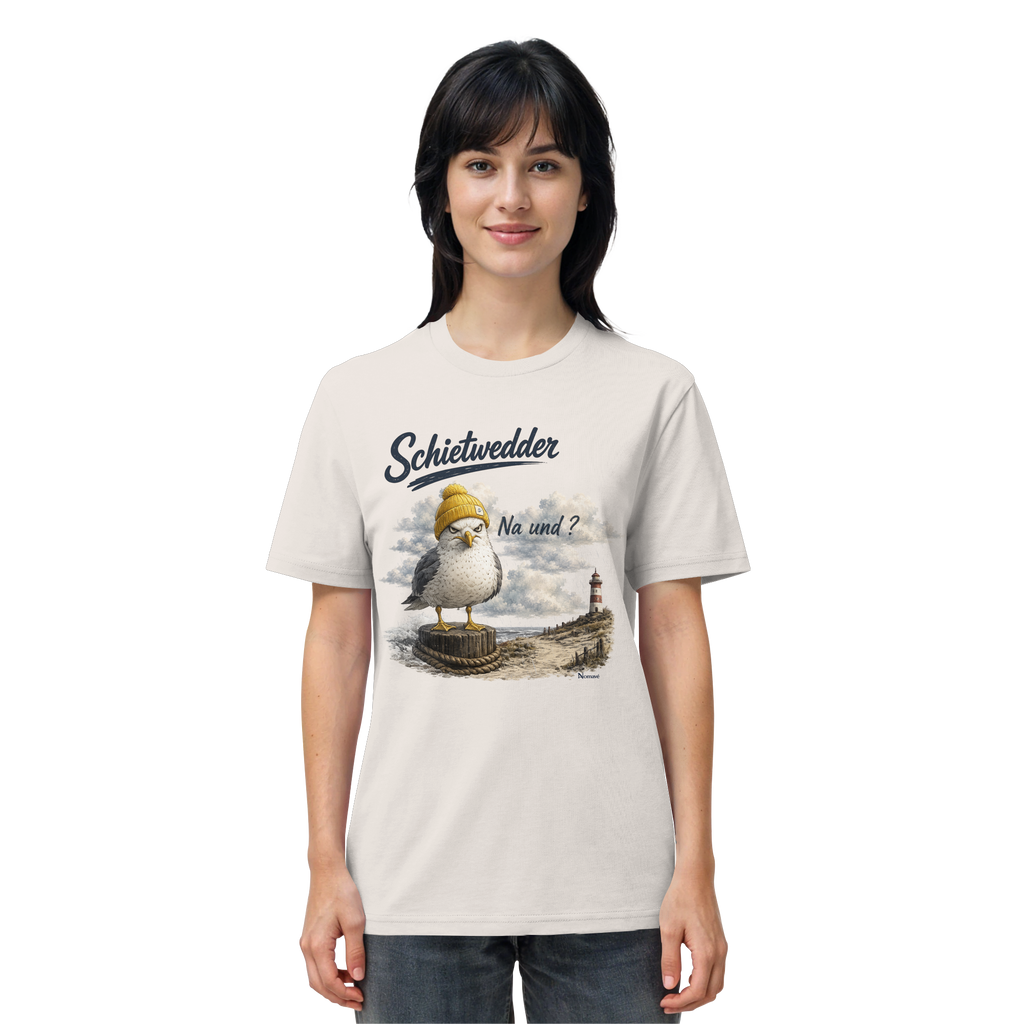 Alpha Möwe – Schietwedder? Na und! - Organic Shirt