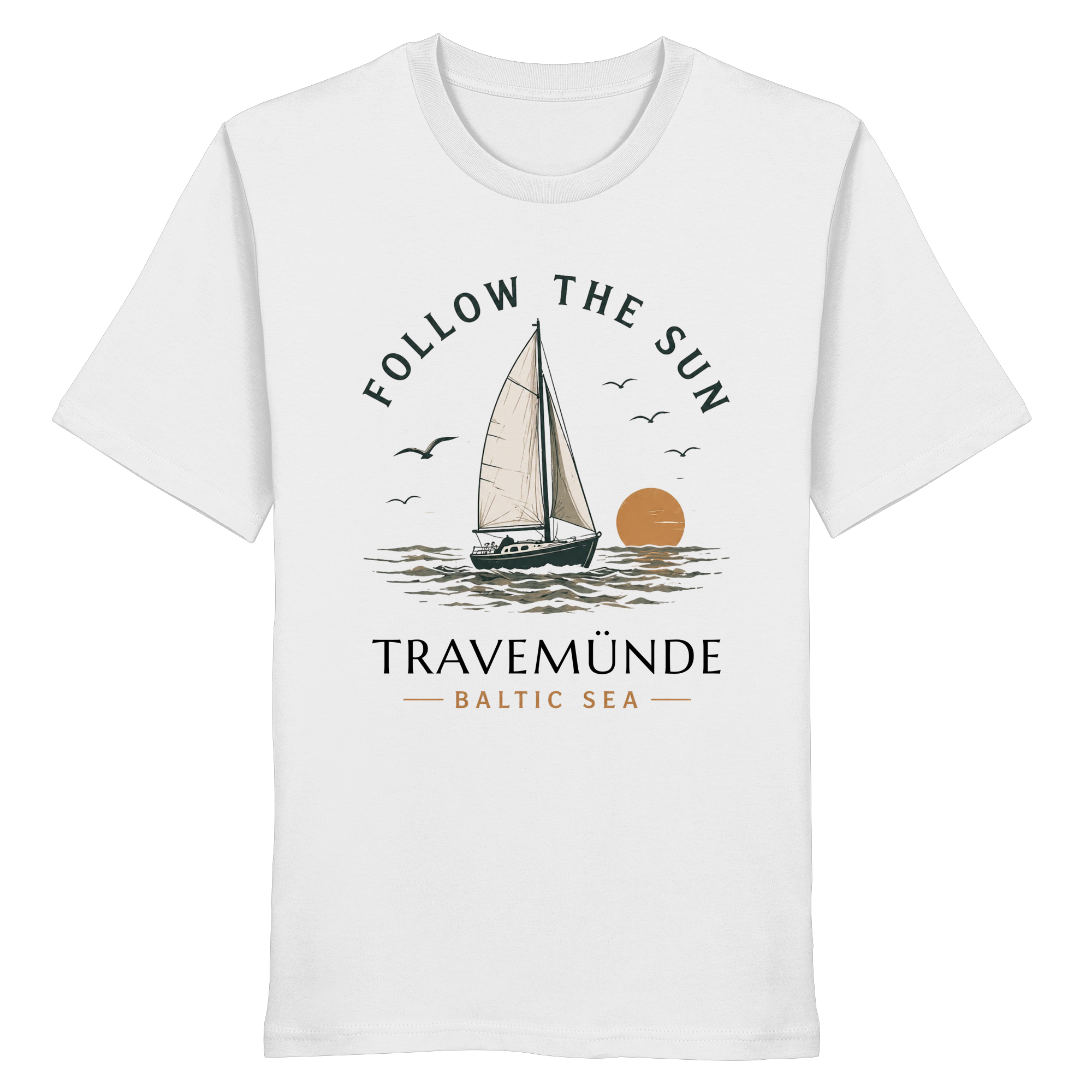Travemünde Follow The Sun Shirt – Ostsee Bio Baumwolle