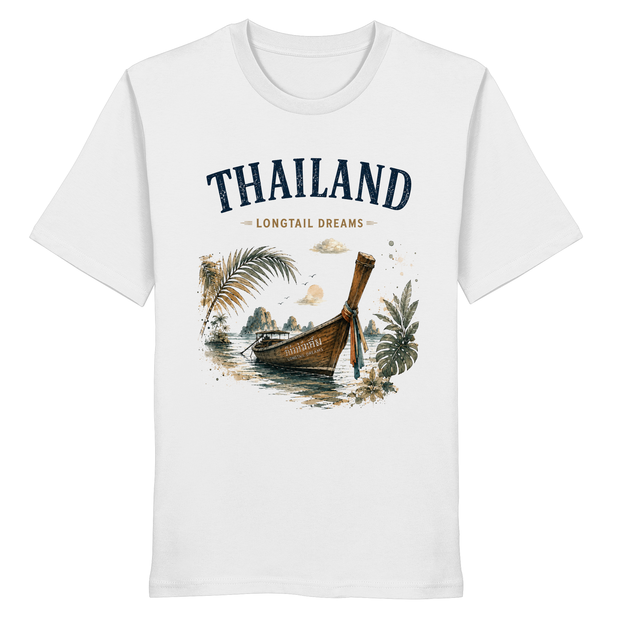 Thailand Longtail Dreams – Light Edition | Bio T-Shirt