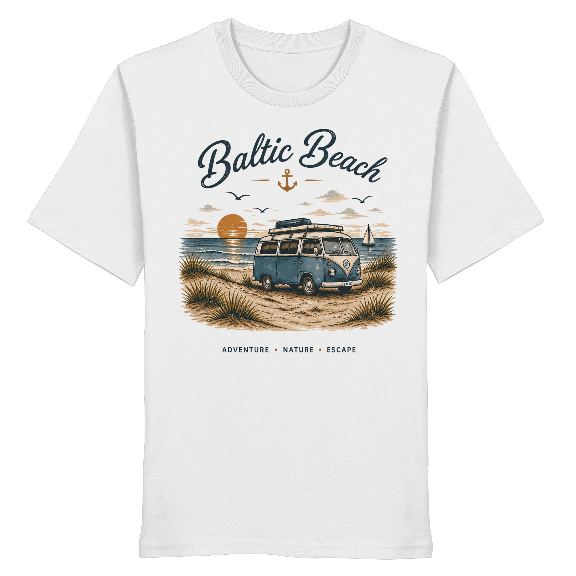 Baltic Beach Organic Shirt – Maritime Ostsee Vibes
